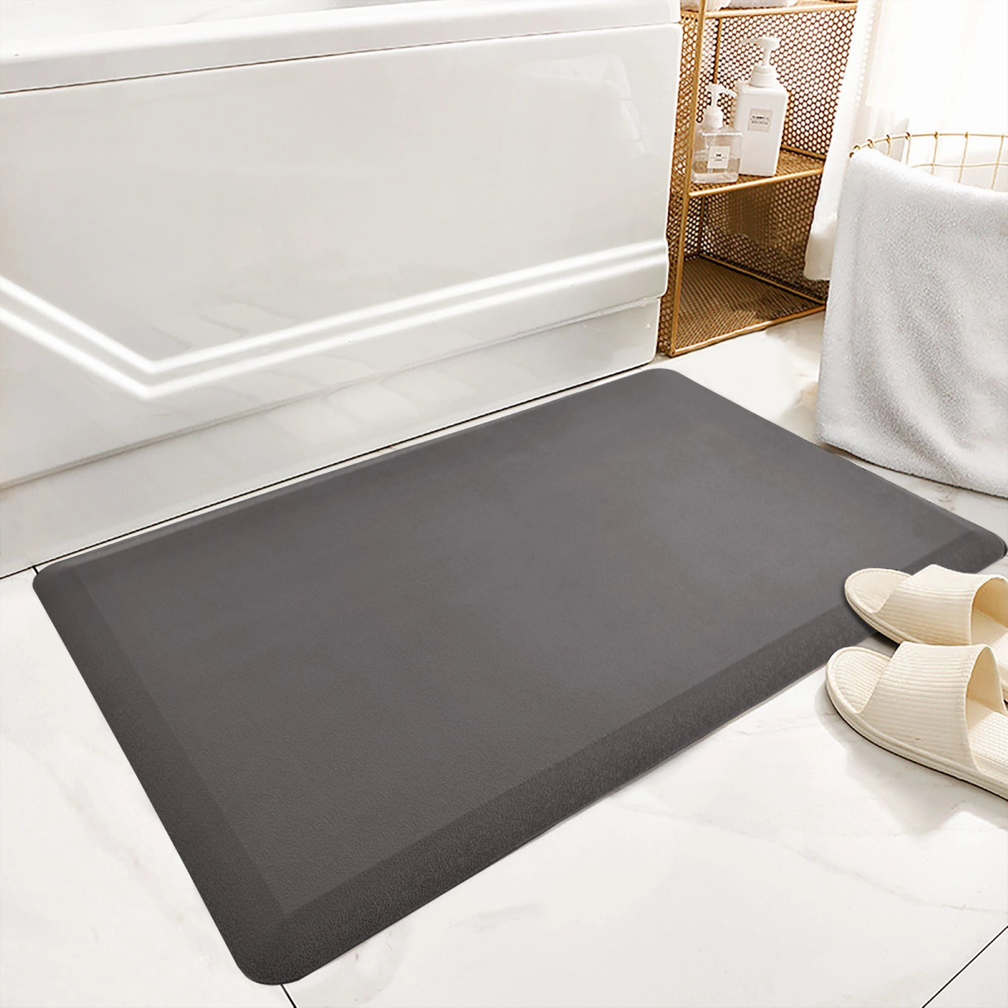 17.3x28 Anti-Fatigue Comfort Mat.3/4 Inch Non Slip Foam Cushioned Kitchen Rugs - 28''X17.3''