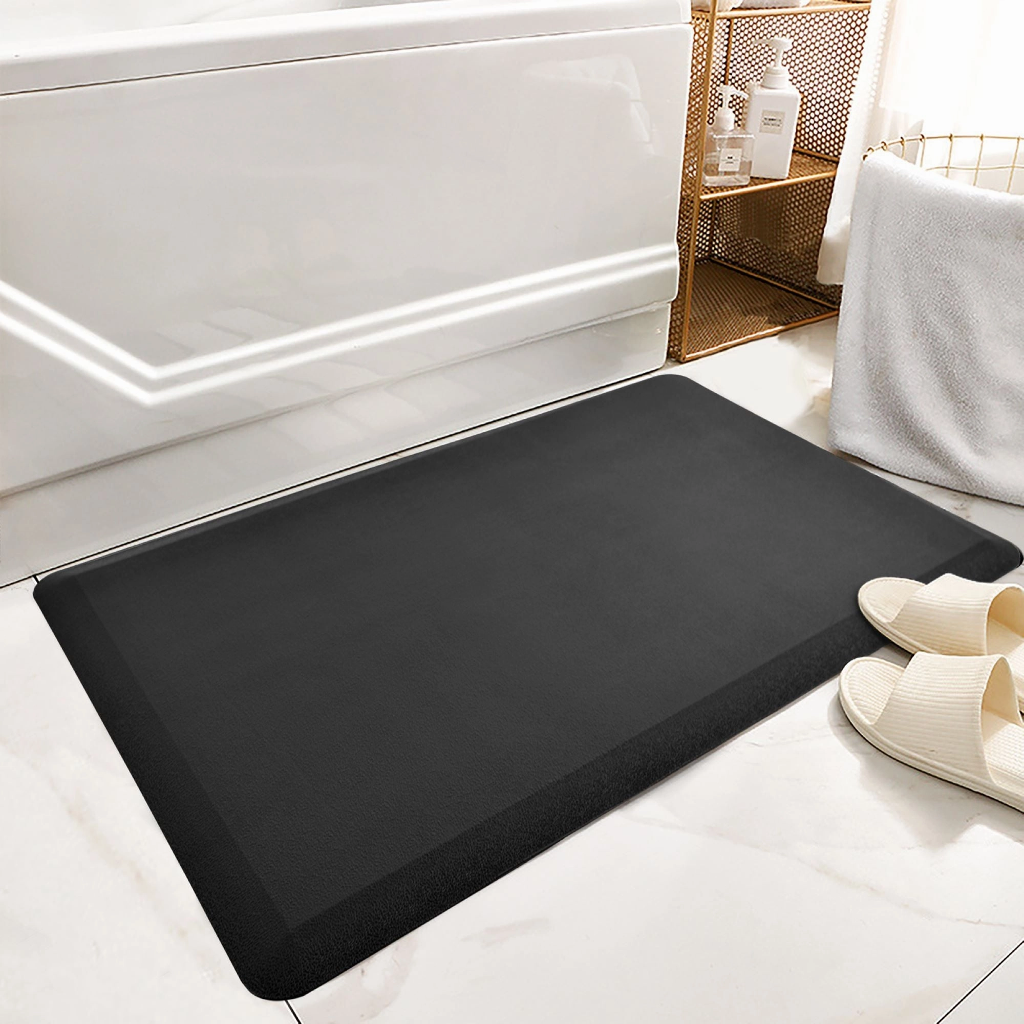 17.3x28 Anti-Fatigue Comfort Mat.3/4 Inch Non Slip Foam Cushioned Kitchen Rugs - 28''X17.3''