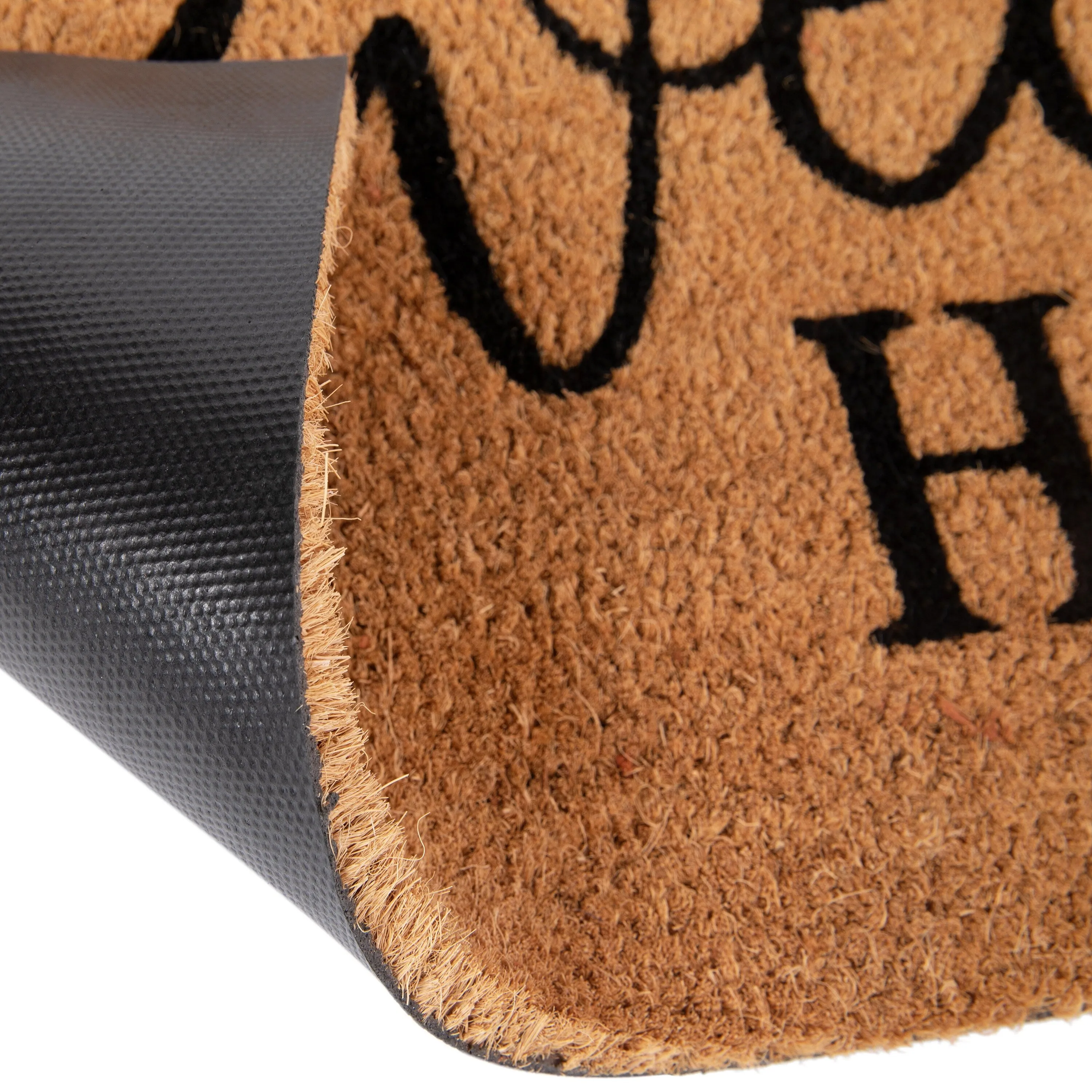 18 x 30 Indoor/Outdoor Coir Doormat with Home Sweet Home Message. Non-Slip Back