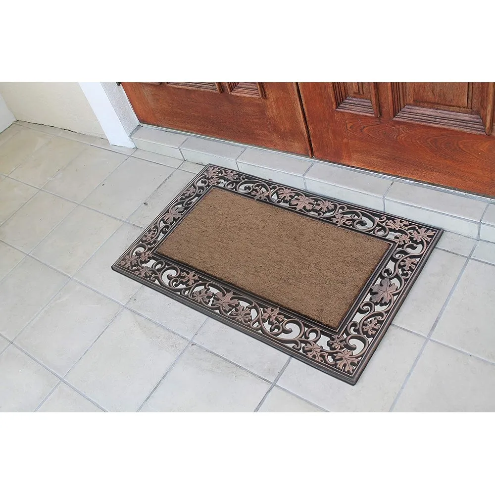 A1HC Rubber and Coir Dirt Trapper Heavy Weight Large Welcome Doormat. 23X38