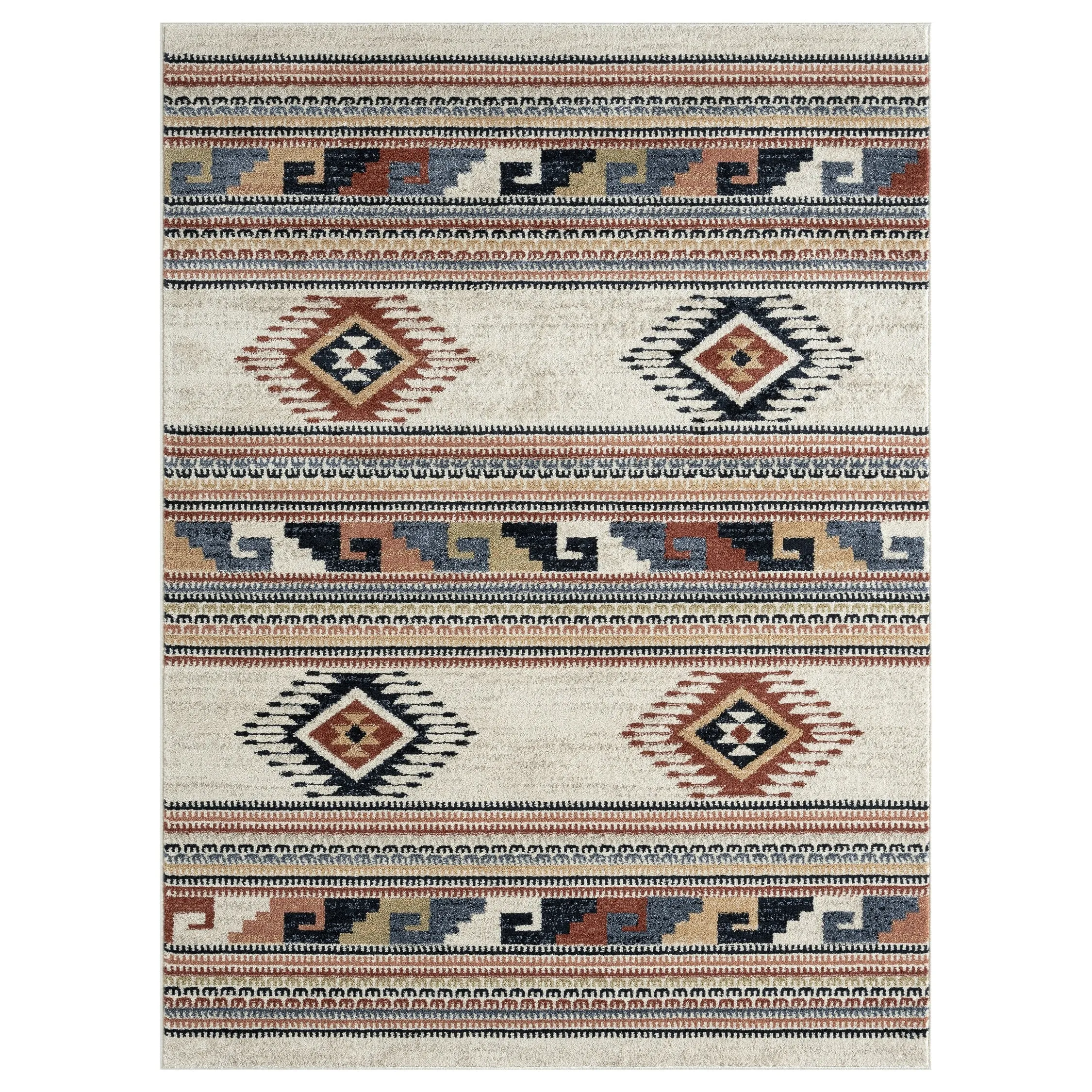 Abani Rug Sedona Southwestern Diamond Pattern Area Rug