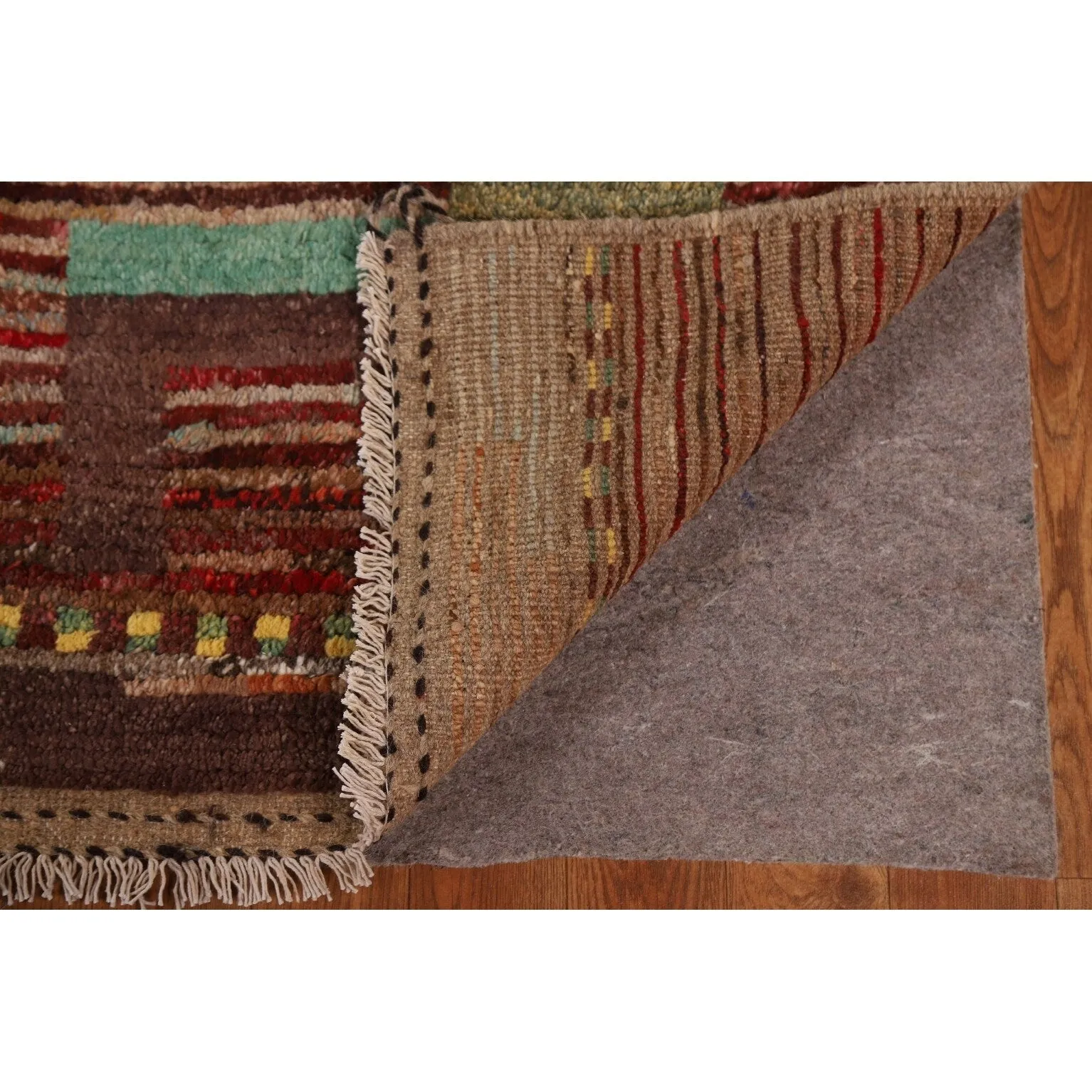 Abstract Moroccan Oriental Wool Area Rug Hand-knotted Carpet - 8'7 x 10'0