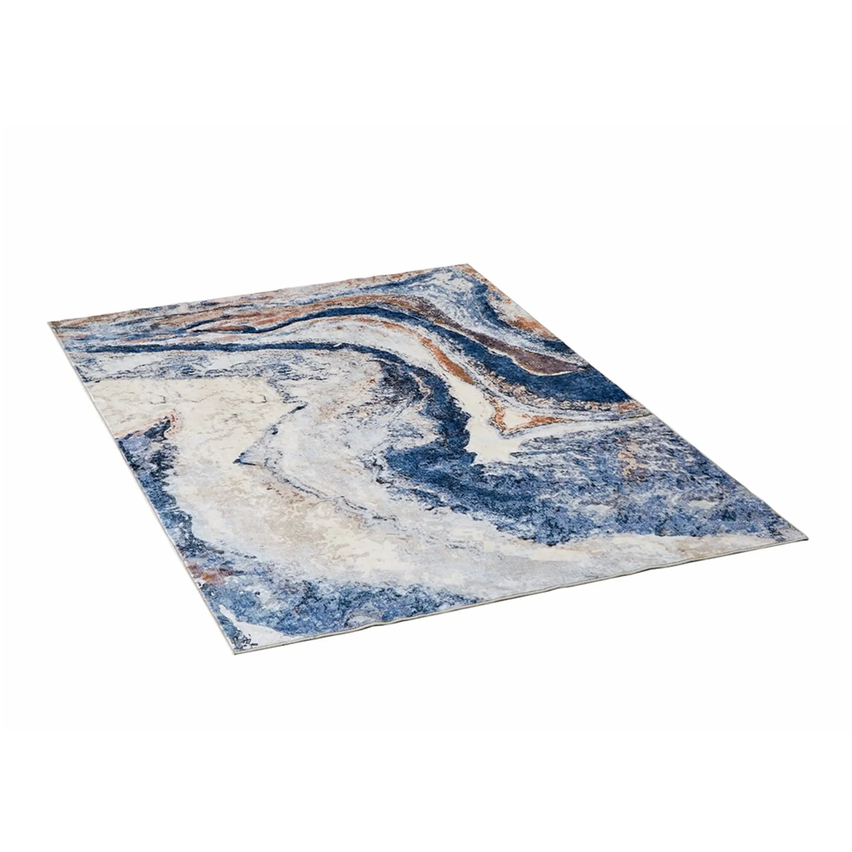 Abstract Wave Area Rug 303