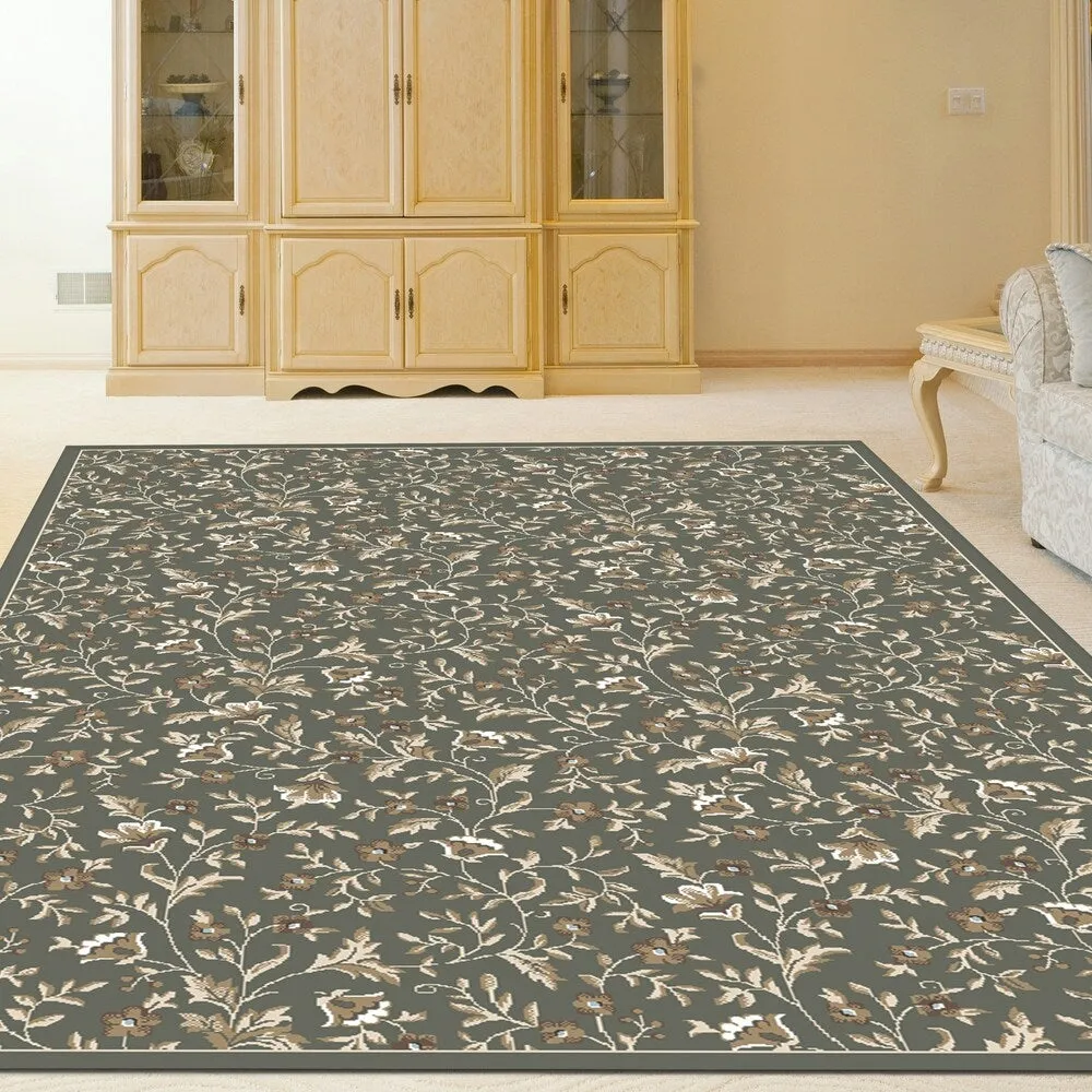 Admire Home Living Plaza Traditional Floral Pattern Area Rug