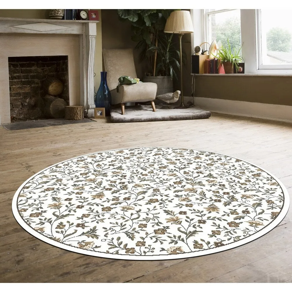 Admire Home Living Plaza Traditional Floral Pattern Area Rug