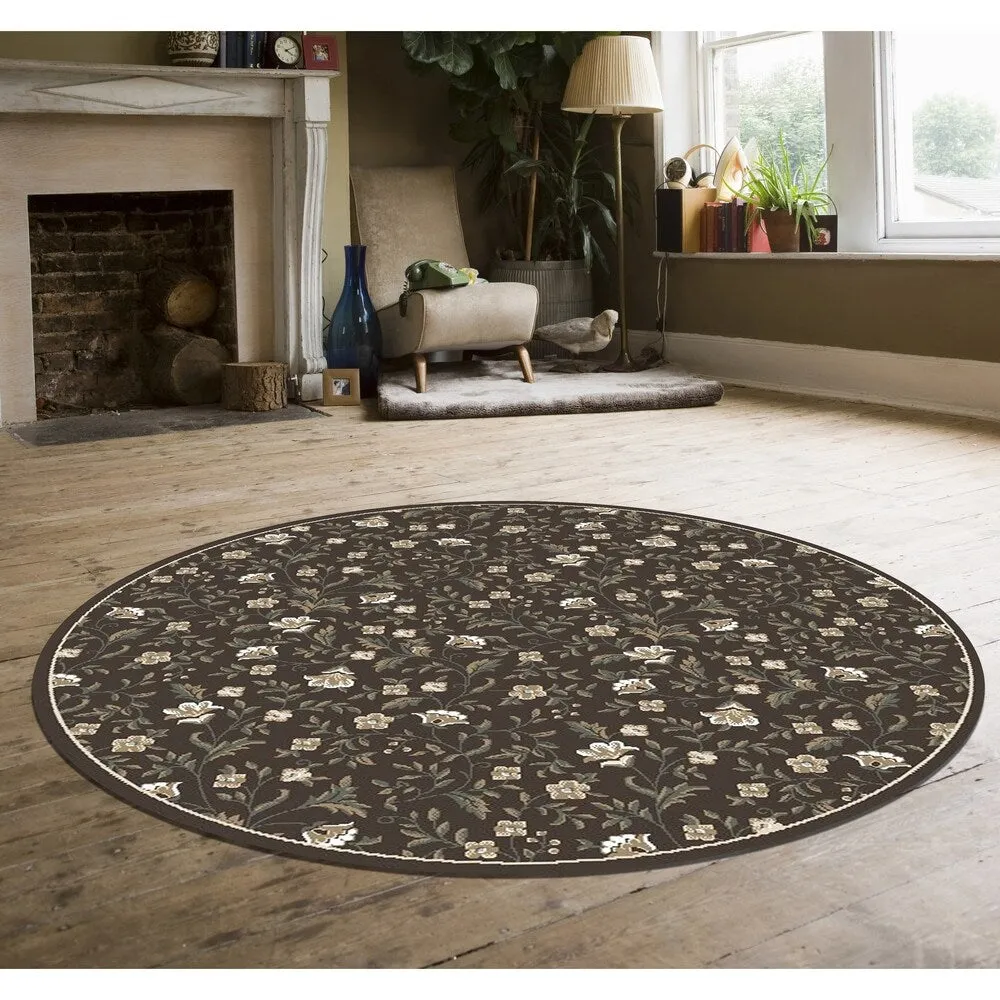 Admire Home Living Plaza Traditional Floral Pattern Area Rug