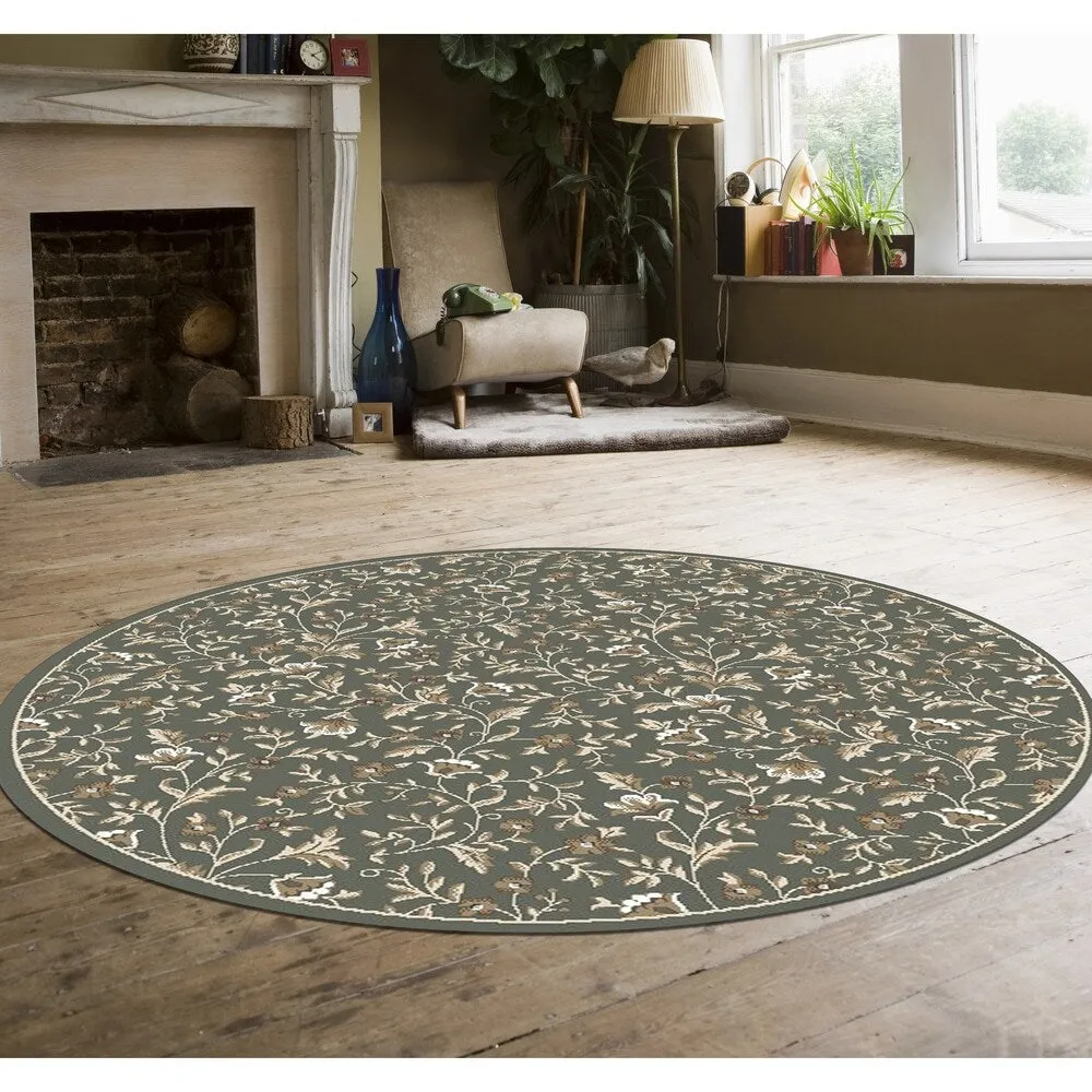 Admire Home Living Plaza Traditional Floral Pattern Area Rug