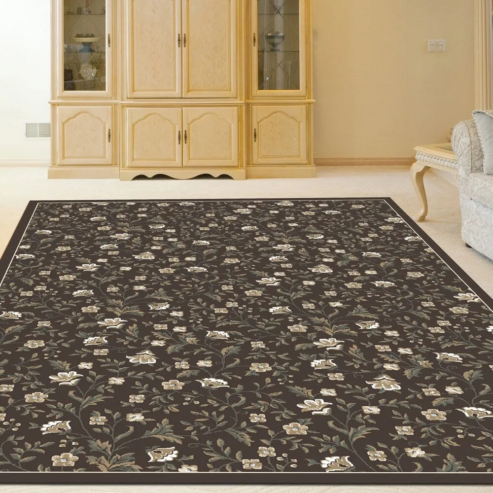 Admire Home Living Plaza Traditional Floral Pattern Area Rug