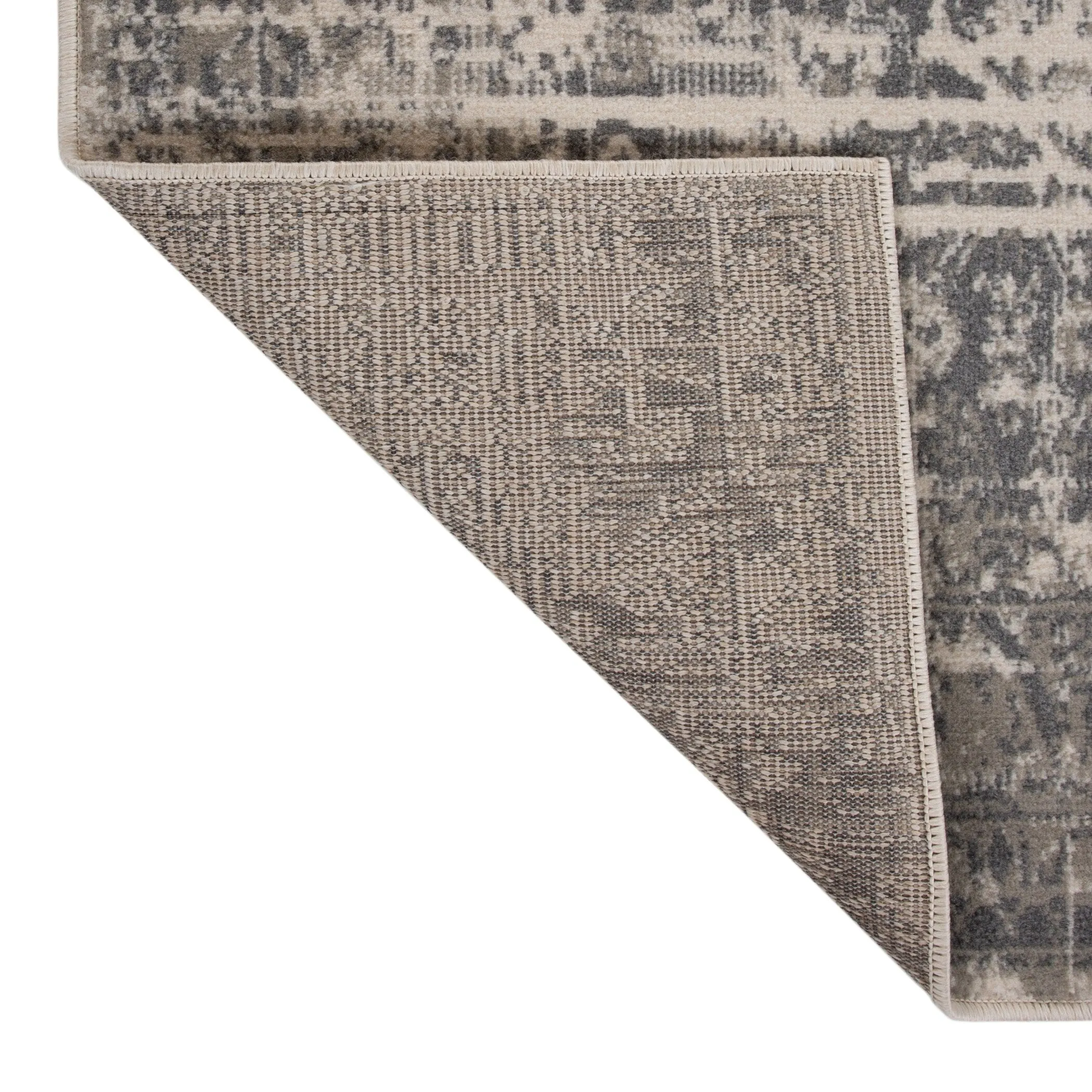 Alana Dale Medium Gray Medallion Area Rug