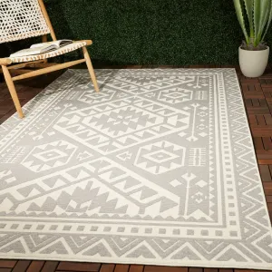 Alessi Global Geometric Indoor/Outdoor Area Rug