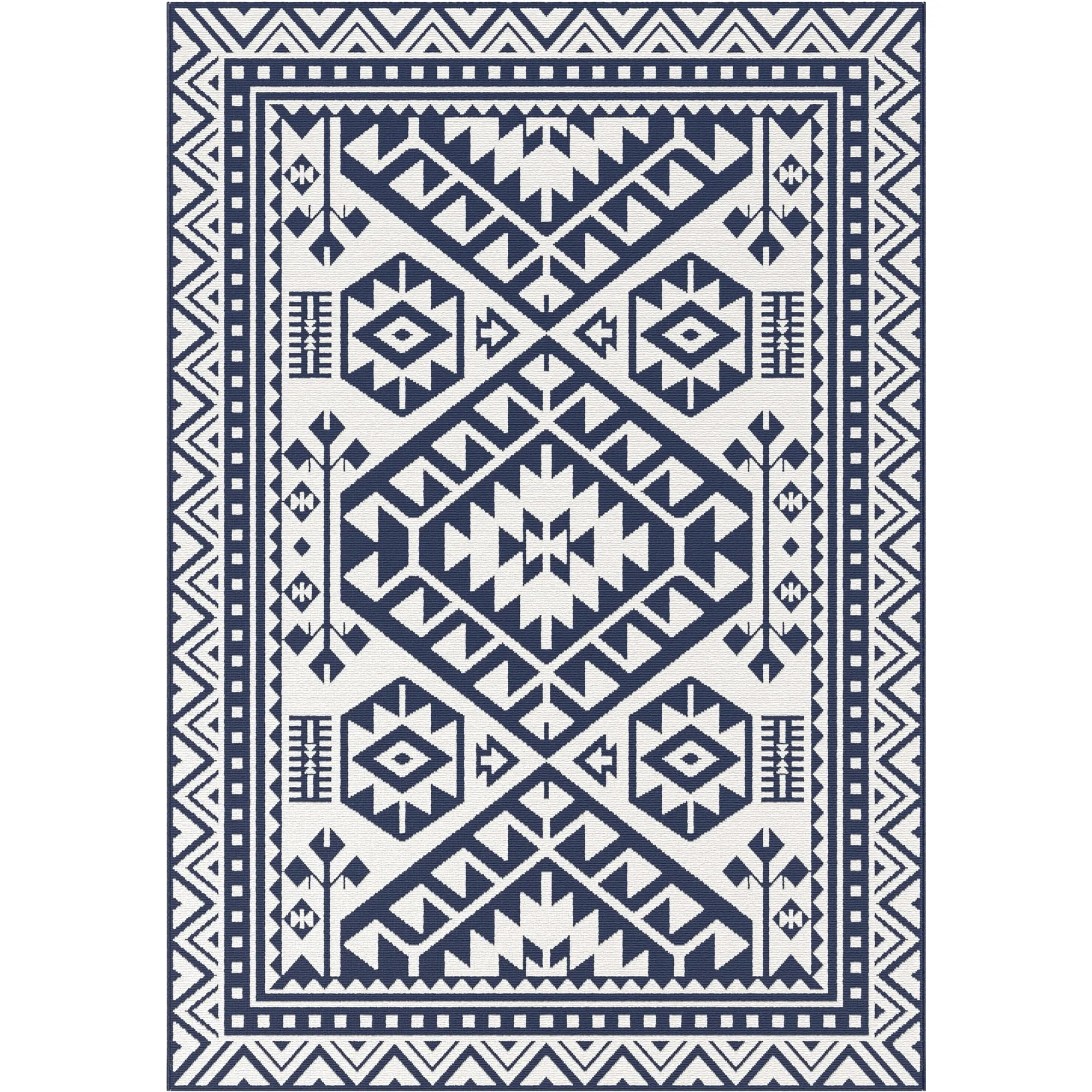 Alessi Global Geometric Indoor/Outdoor Area Rug