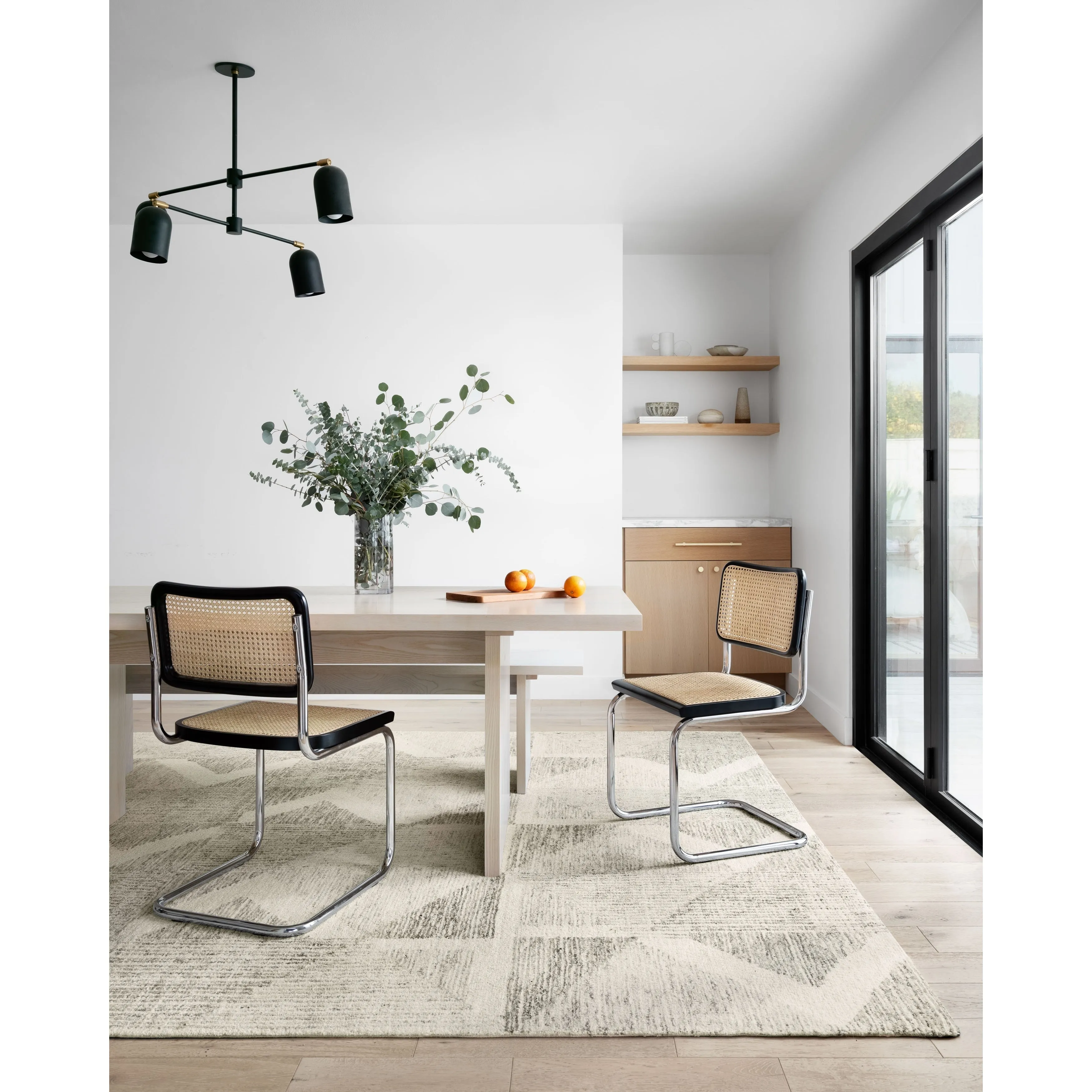 Alexander Home Aubrey Geometric 100% Wool Area Rug