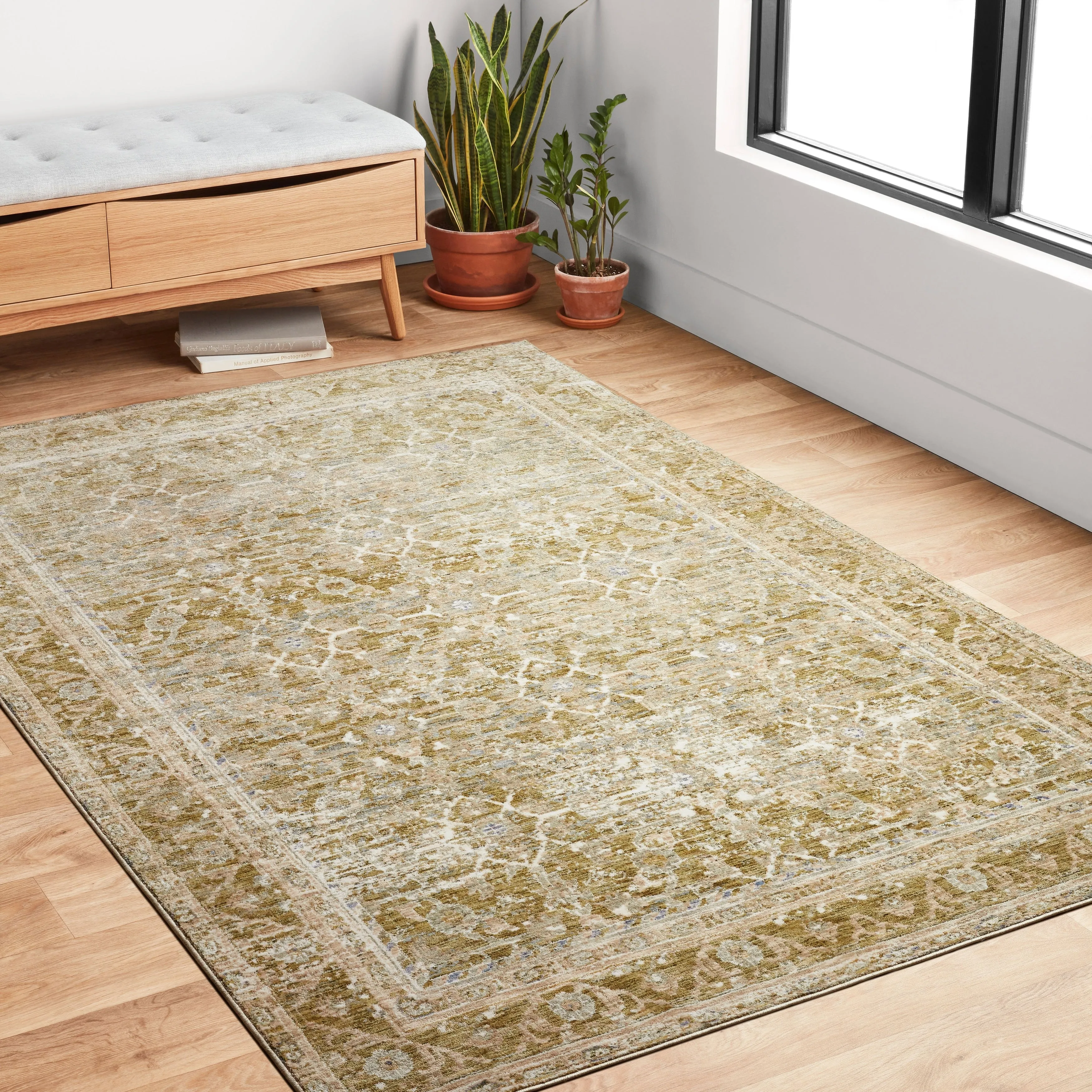 Alexander Home Austen Antique Washed Inspired Area Rug