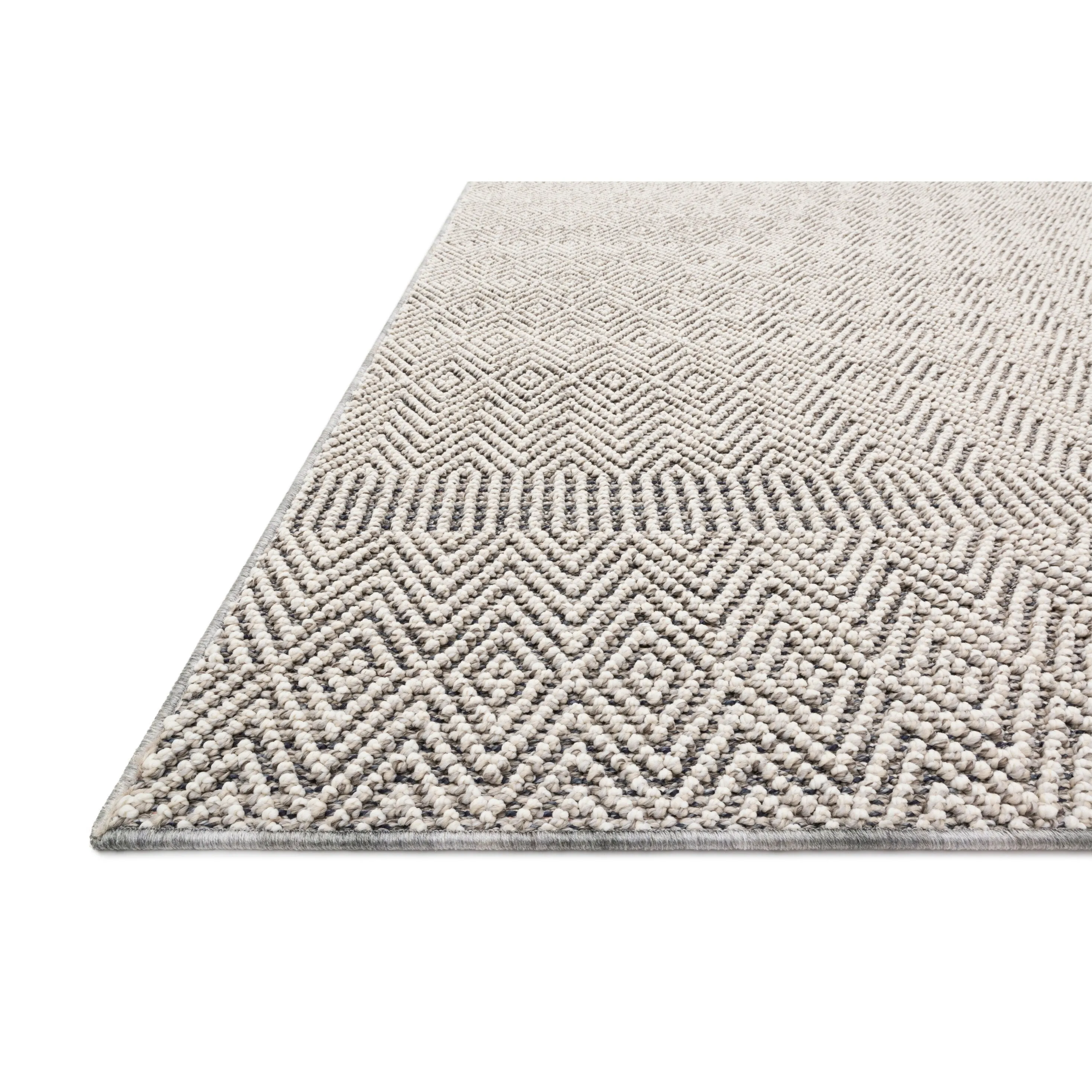 Alexander Home Denise Diamond Textured Indoor / Outdoor Area Rug