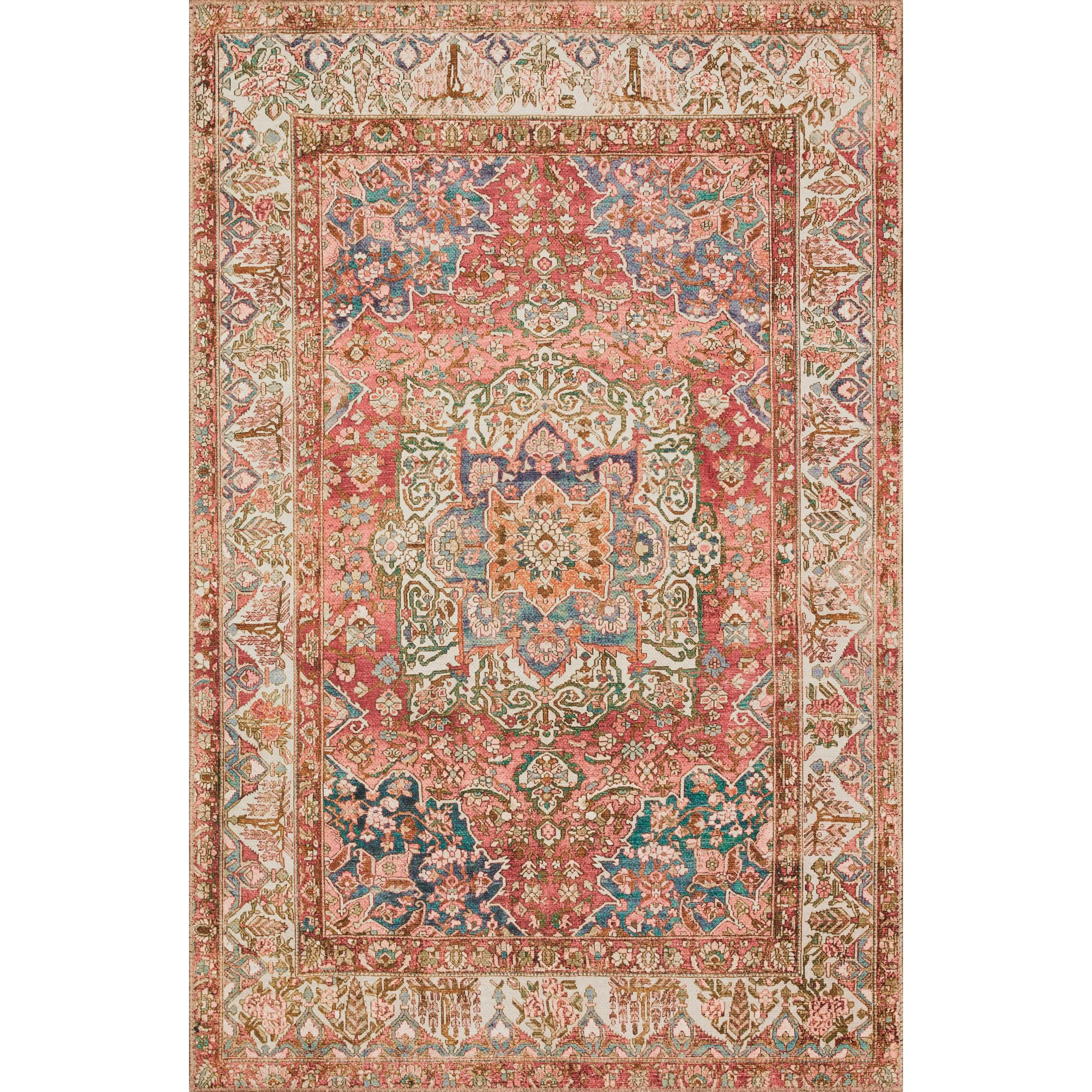 Alexander Home Dhanya Vintage Medallion Area Rug