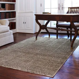 Alexander Home Franklin Hand-knotted Solid Geometric Wool Rug