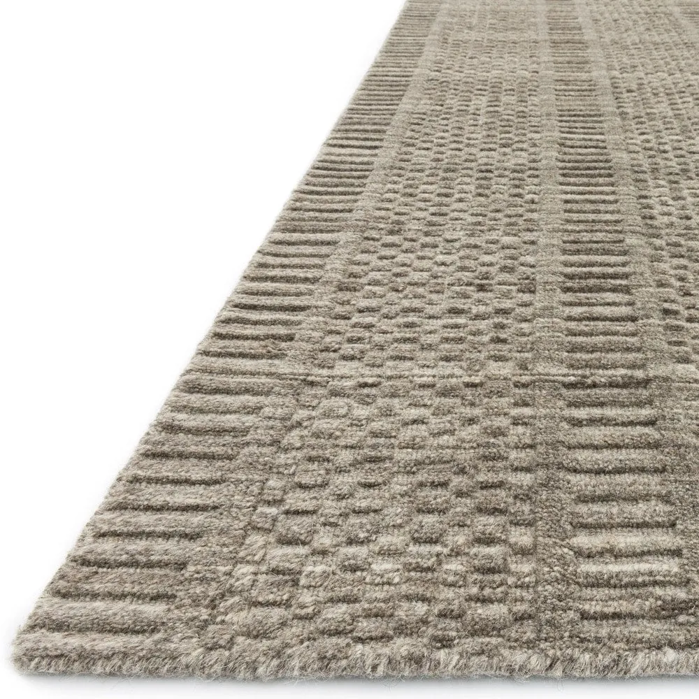 Alexander Home Franklin Hand-knotted Solid Geometric Wool Rug