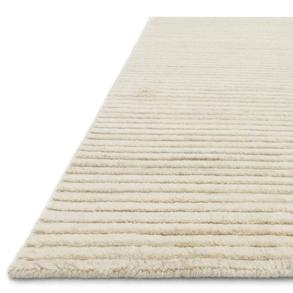 Alexander Home Franklin Hand-knotted Solid Striped Wool Rug