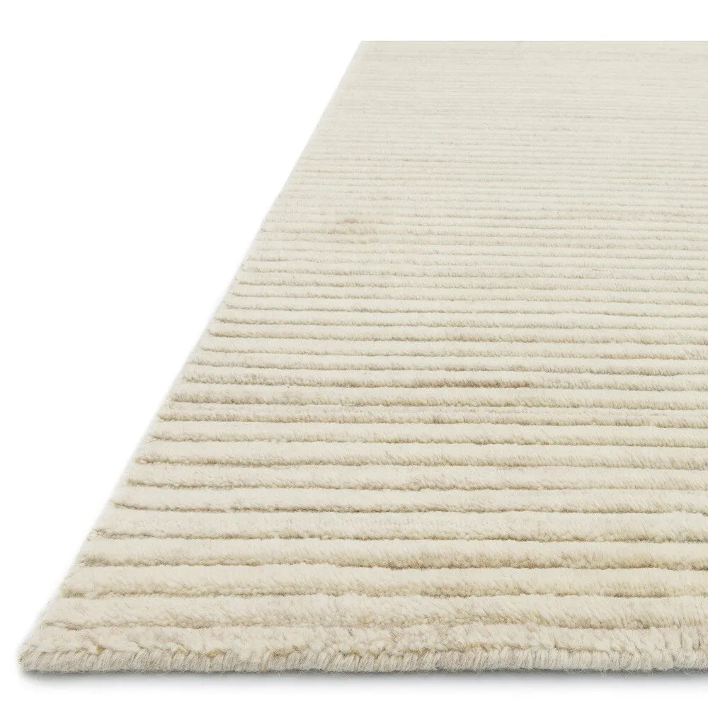 Alexander Home Franklin Hand-knotted Solid Striped Wool Rug