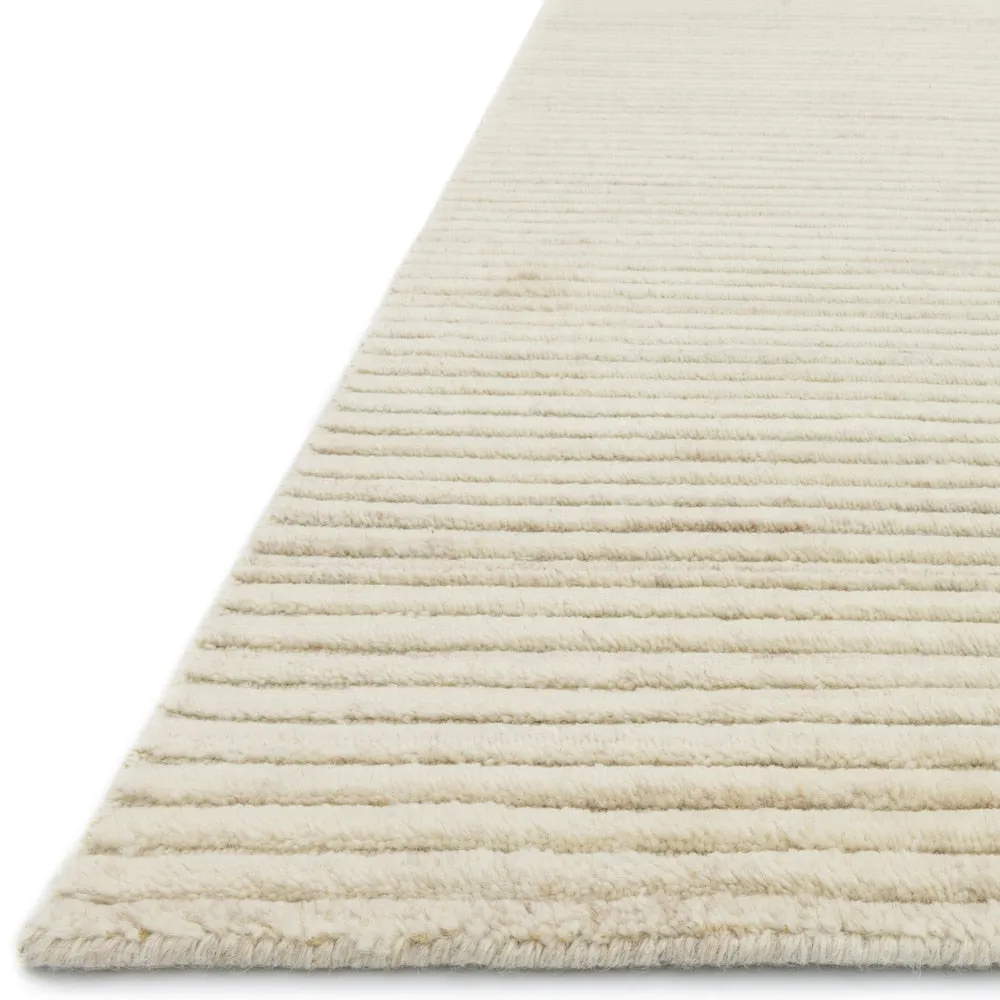 Alexander Home Franklin Hand-knotted Solid Striped Wool Rug