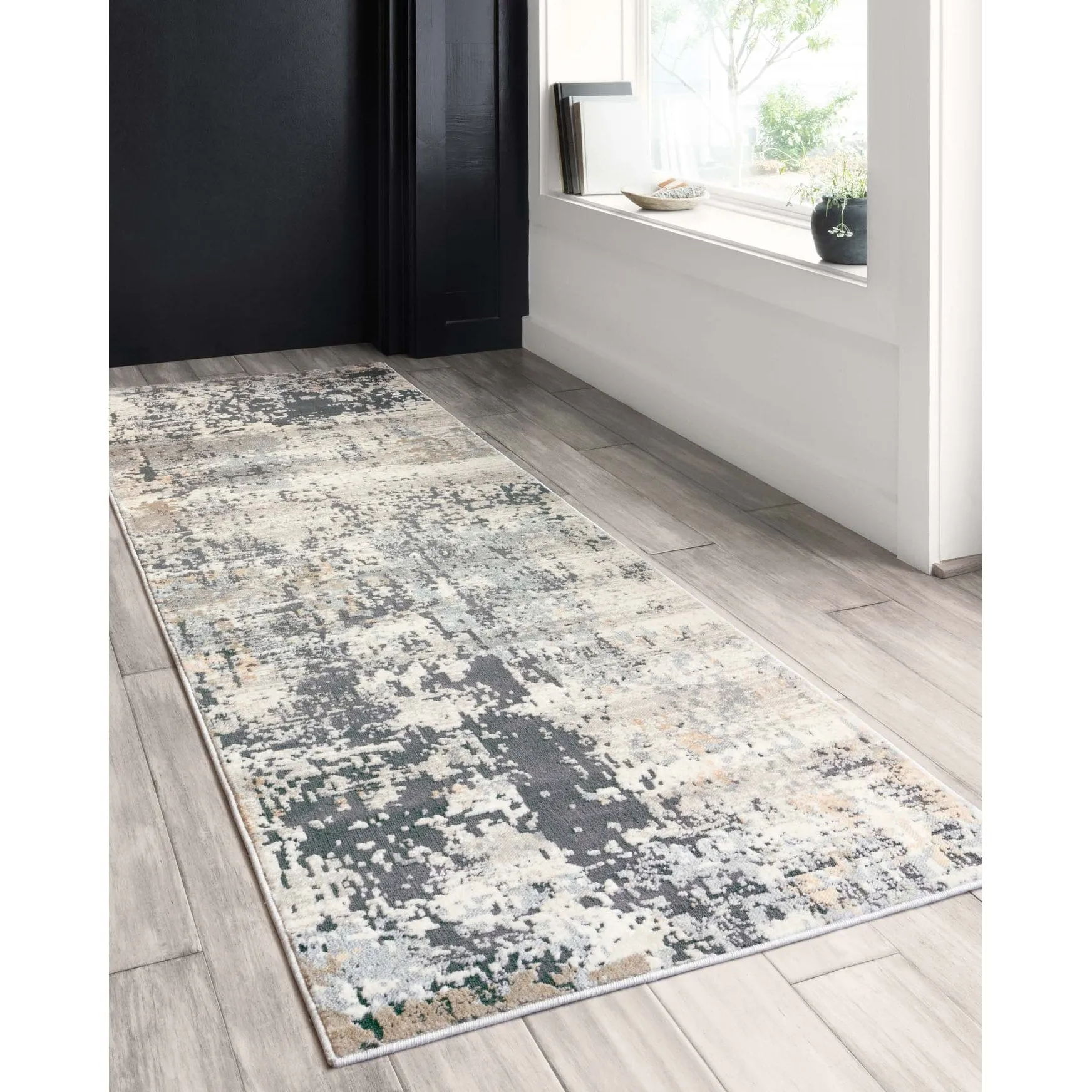 Alexander Home Heather Modern Granite & Marble Area Rug