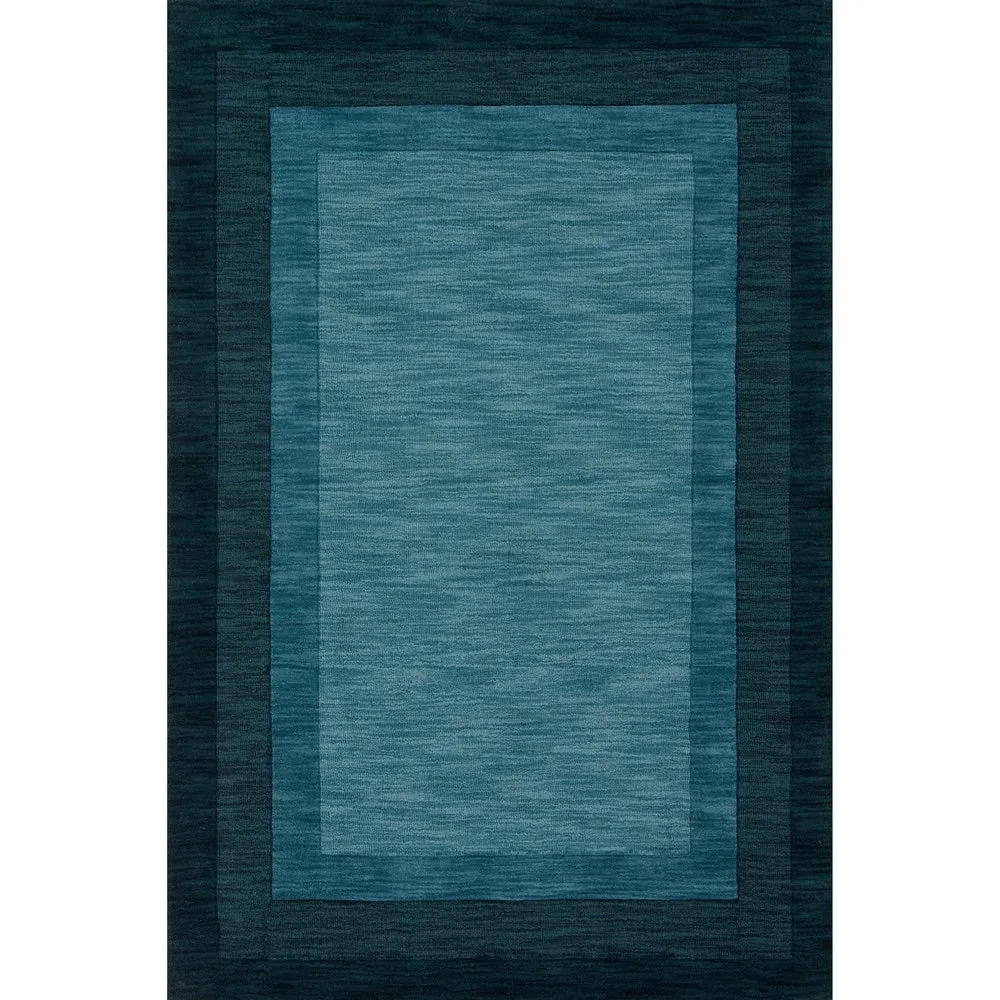 Alexander Home Helena Border Pattern Hand-tufted Pure Wool Rug