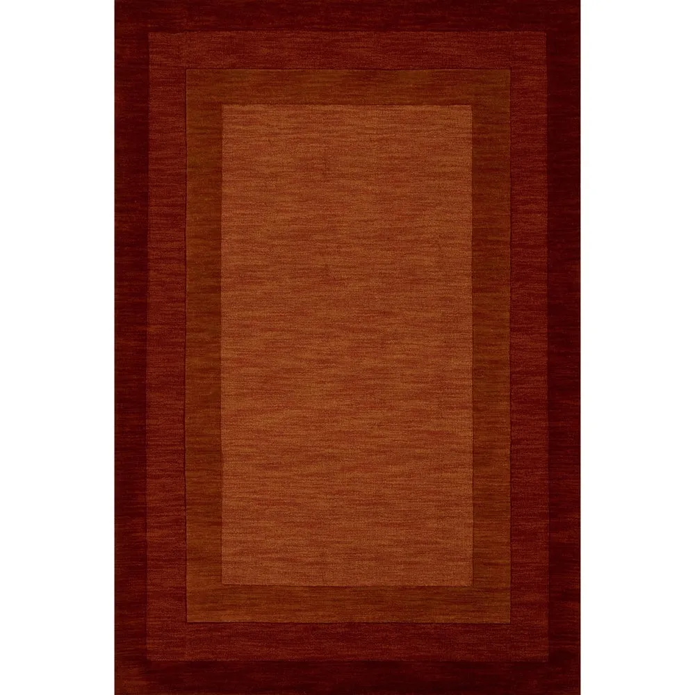 Alexander Home Helena Border Pattern Hand-tufted Pure Wool Rug