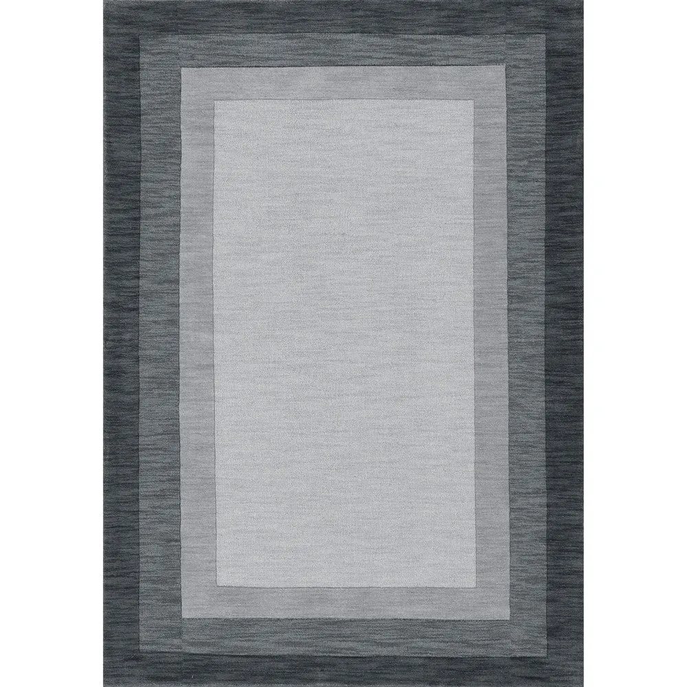 Alexander Home Helena Border Pattern Hand-tufted Pure Wool Rug