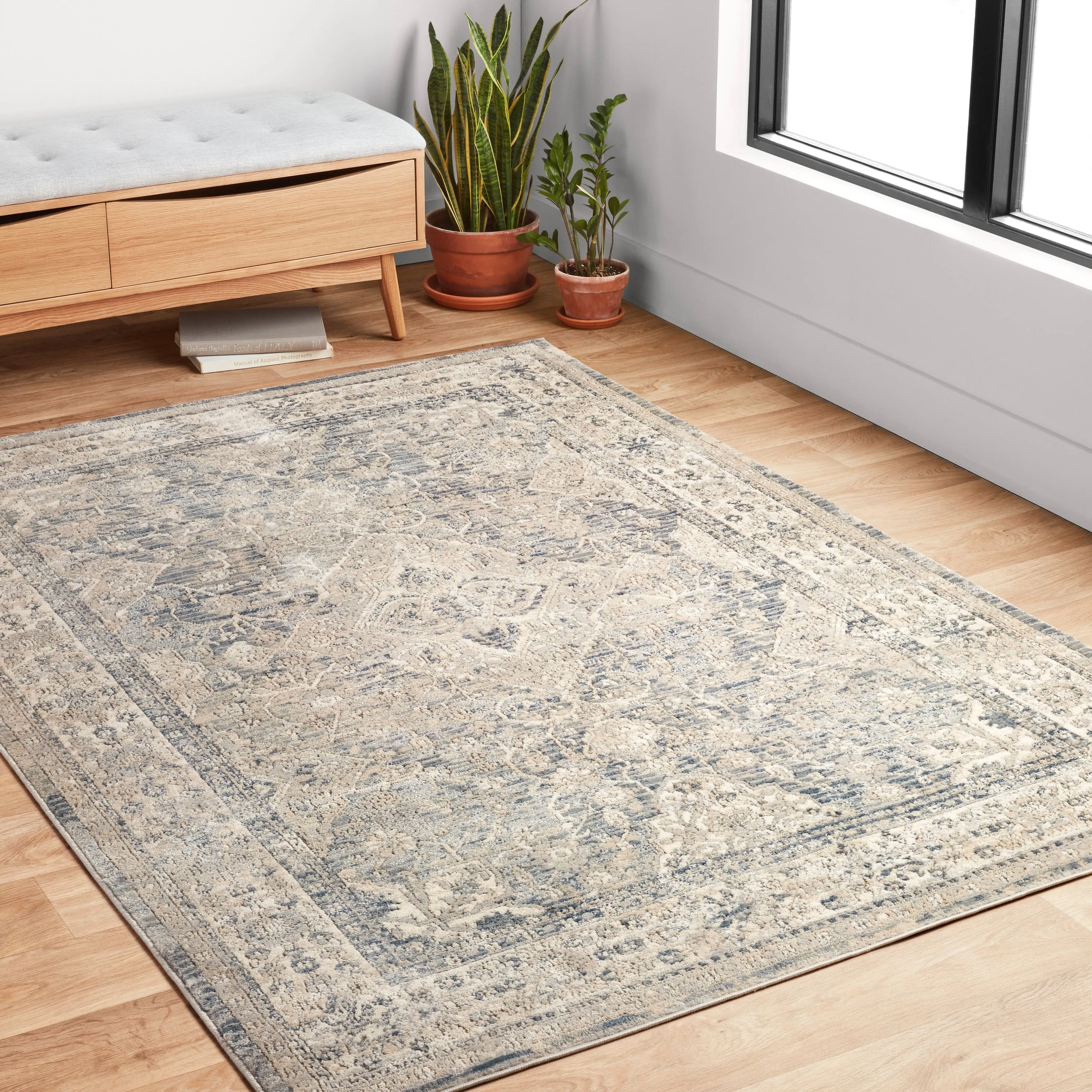 Alexander Home Josefina Diamond Floral Traditional Rug