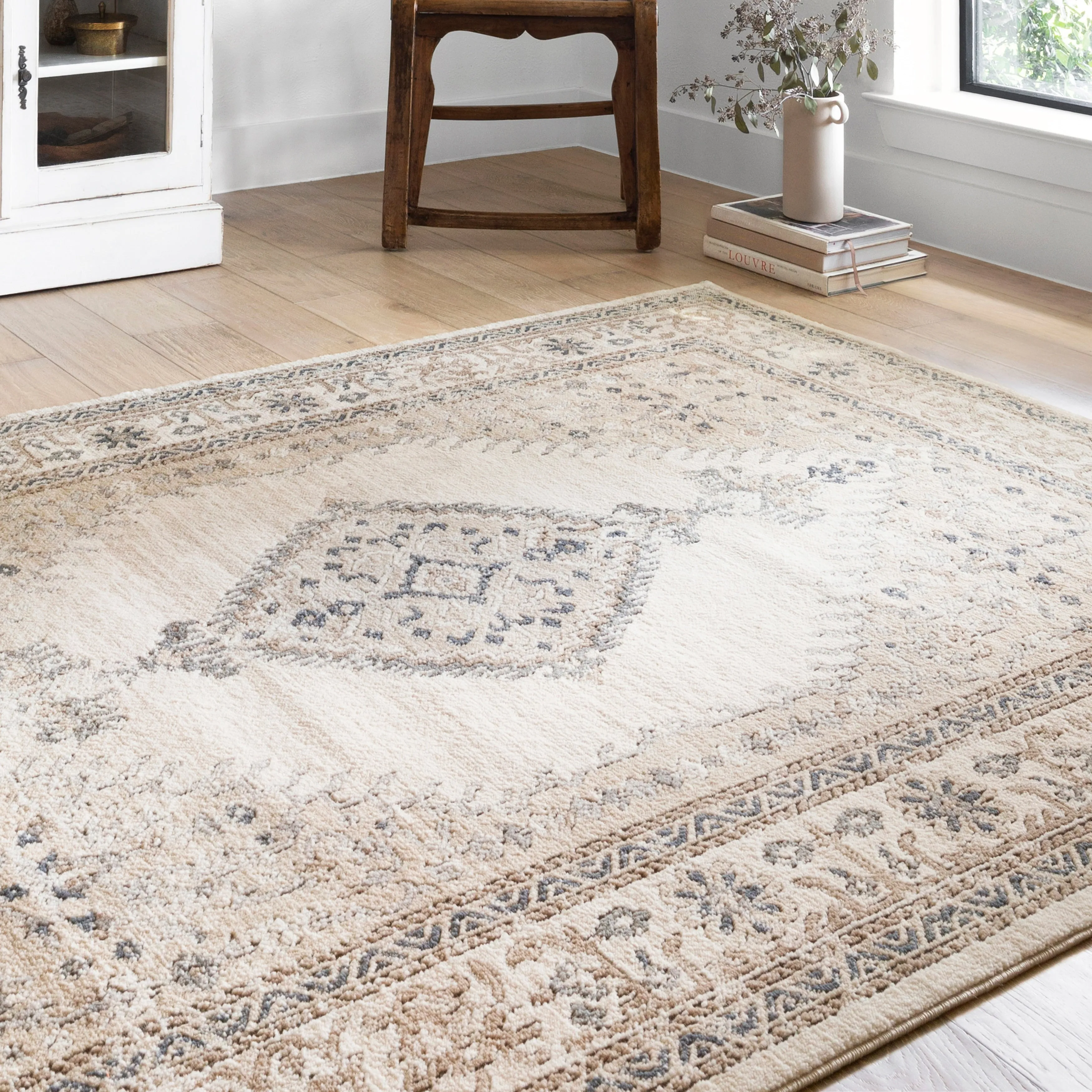 Alexander Home Josefina Diamond Medallion Traditional Rug