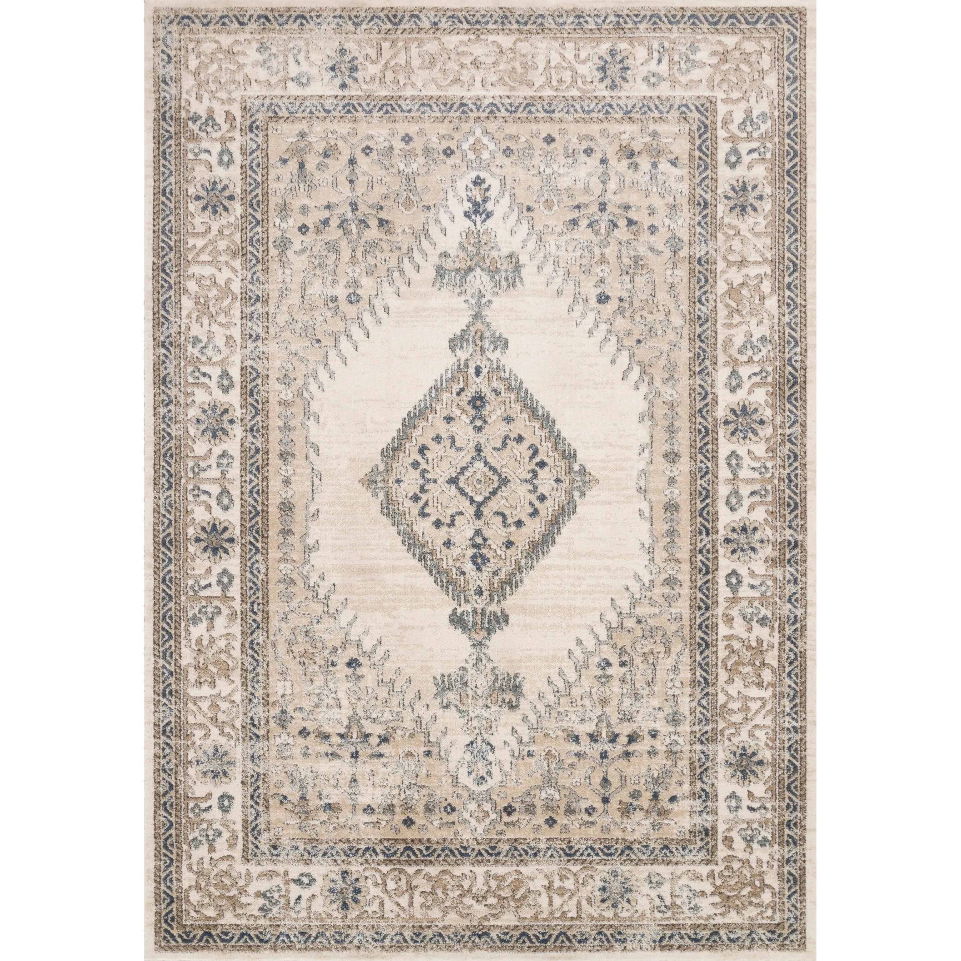 Alexander Home Josefina Diamond Medallion Traditional Rug