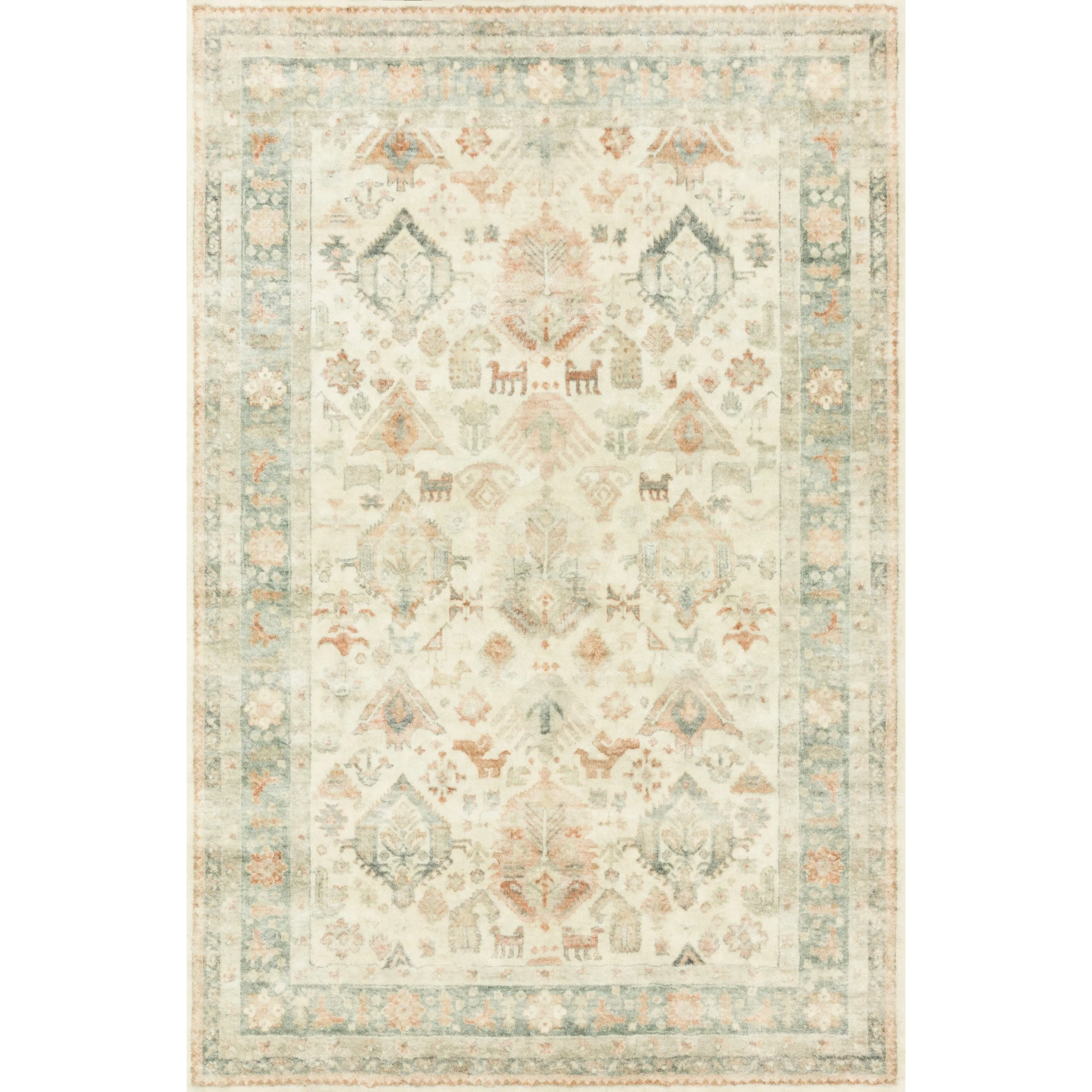 Alexander Home Juliet Ultra-Soft Distressed Traditional Persian Rug