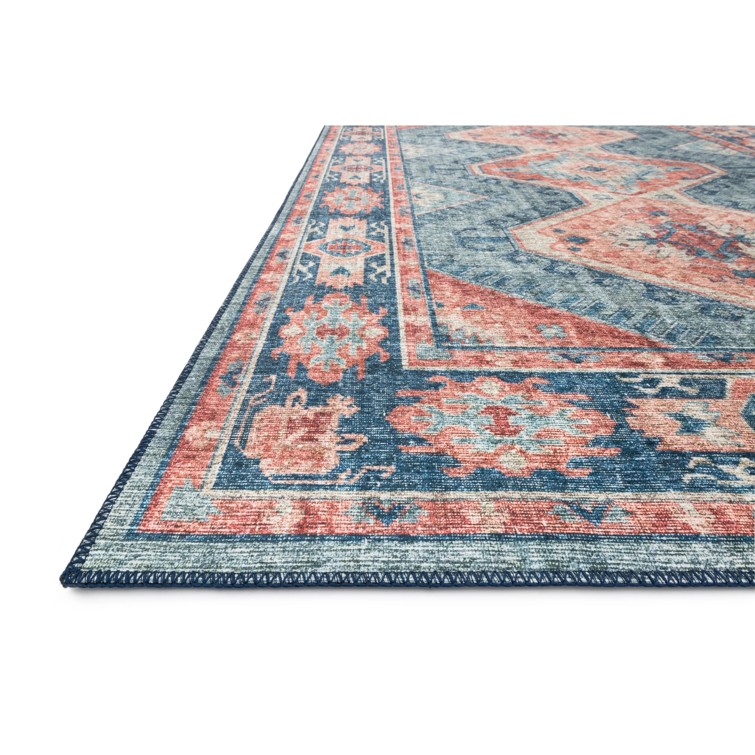 Alexander Home Leanne Boho Distressed Persian Printed Area Rug
