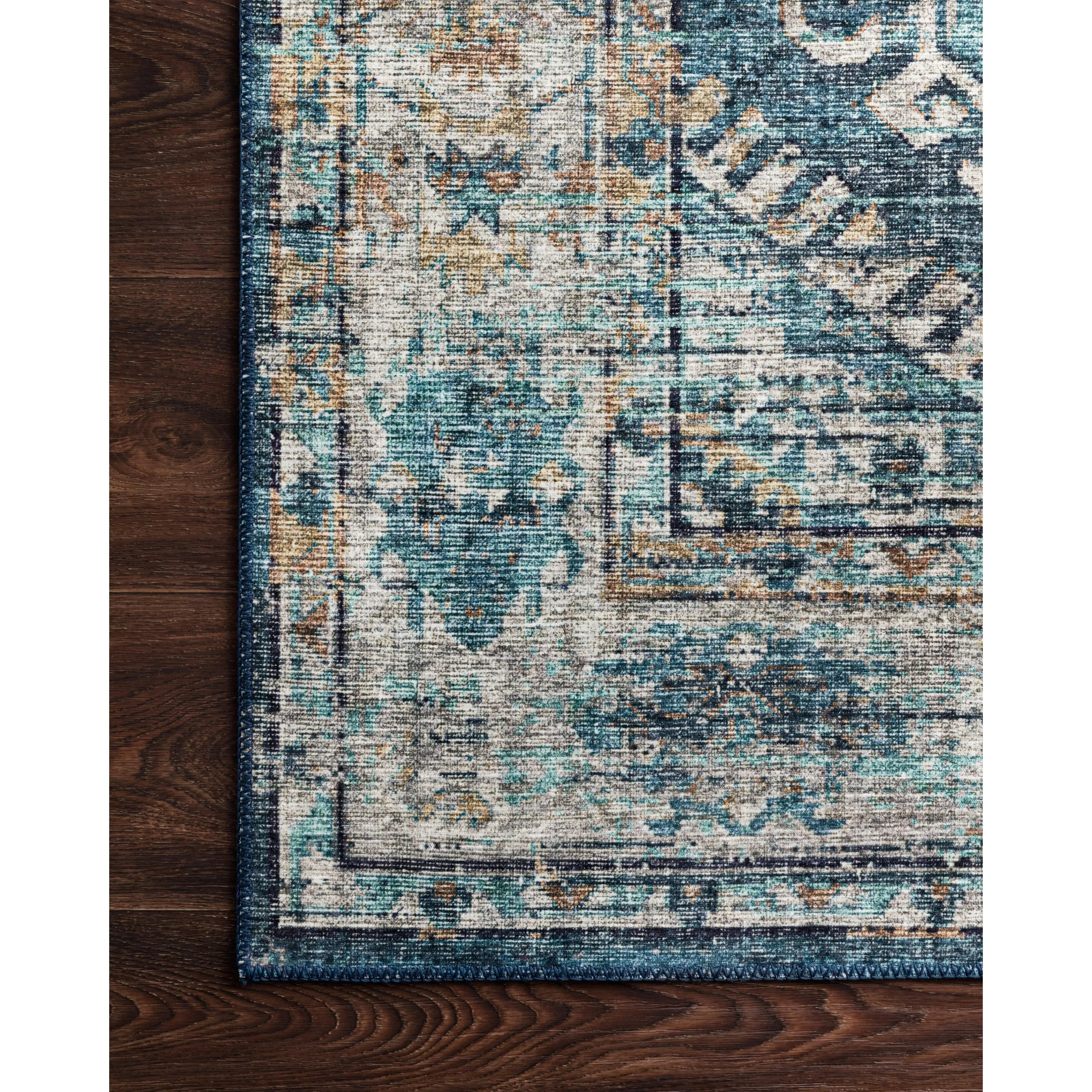 Alexander Home Leanne Boho Distressed Persian Printed Area Rug