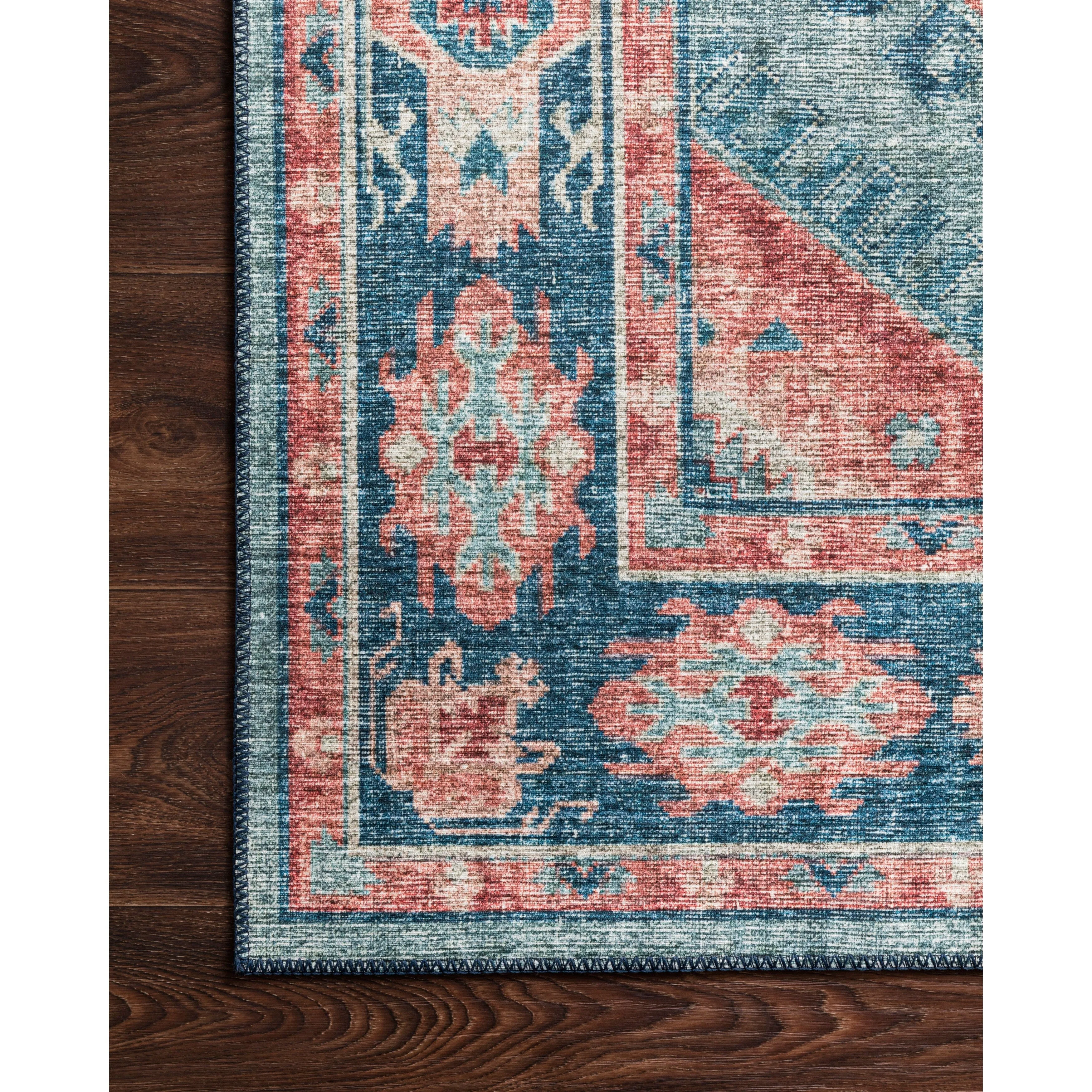 Alexander Home Leanne Boho Distressed Persian Printed Area Rug