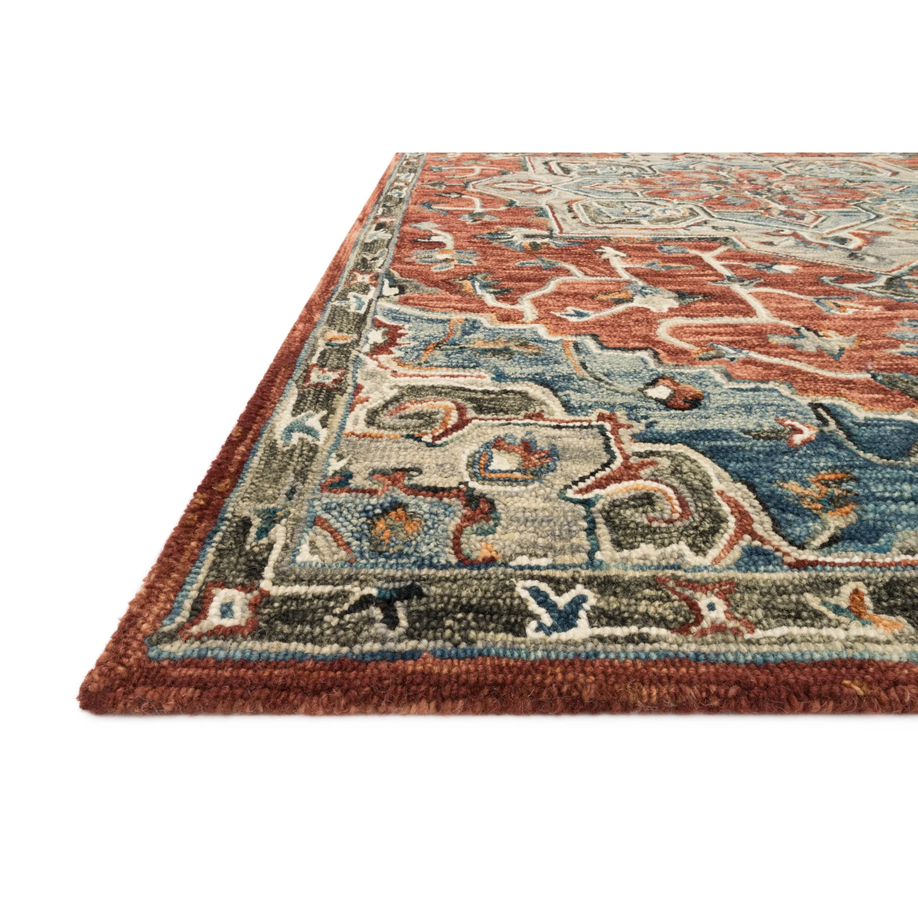 Alexander Home Madeline Medallion Hand-hooked Wool Star Area Rug