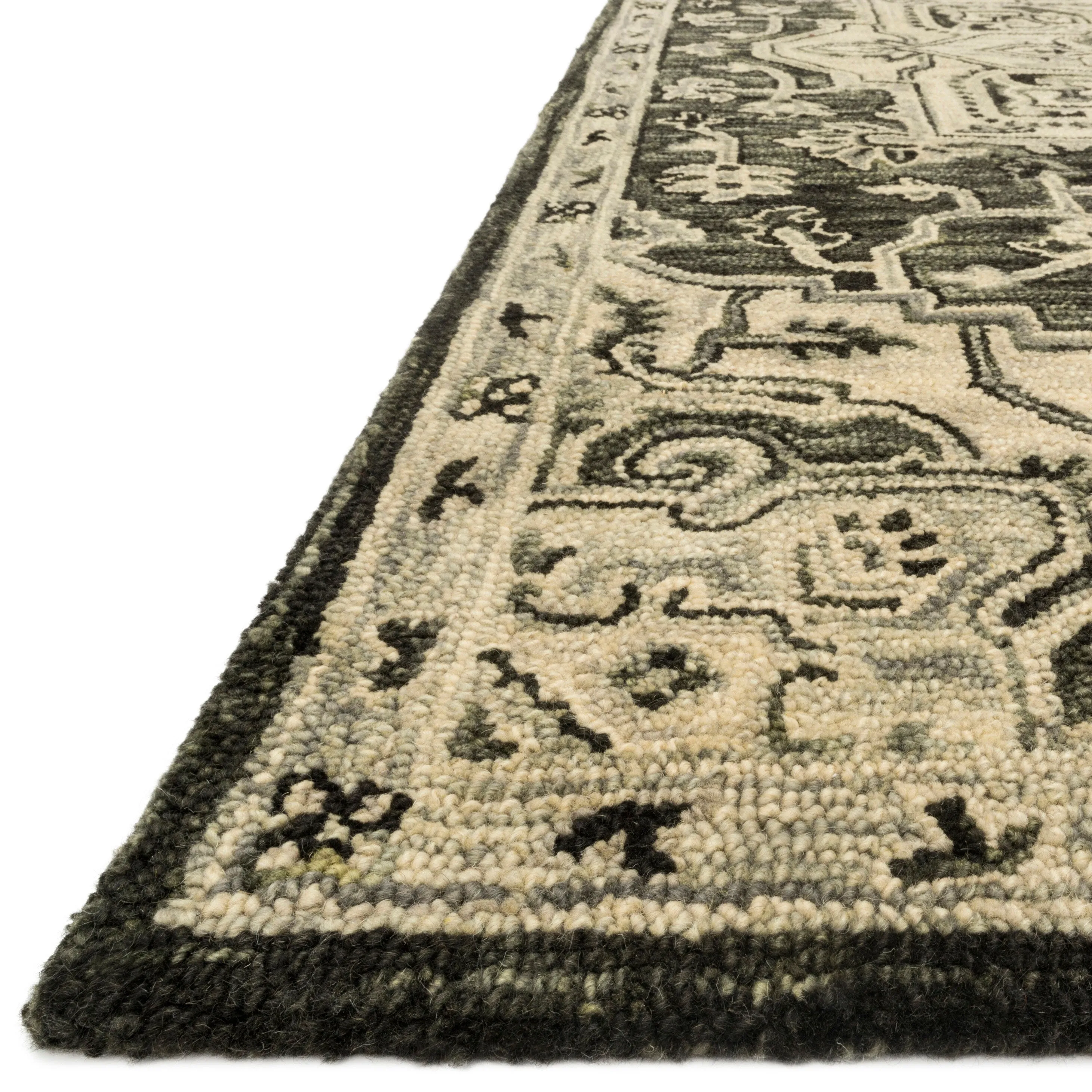 Alexander Home Madeline Medallion Hand-hooked Wool Star Area Rug