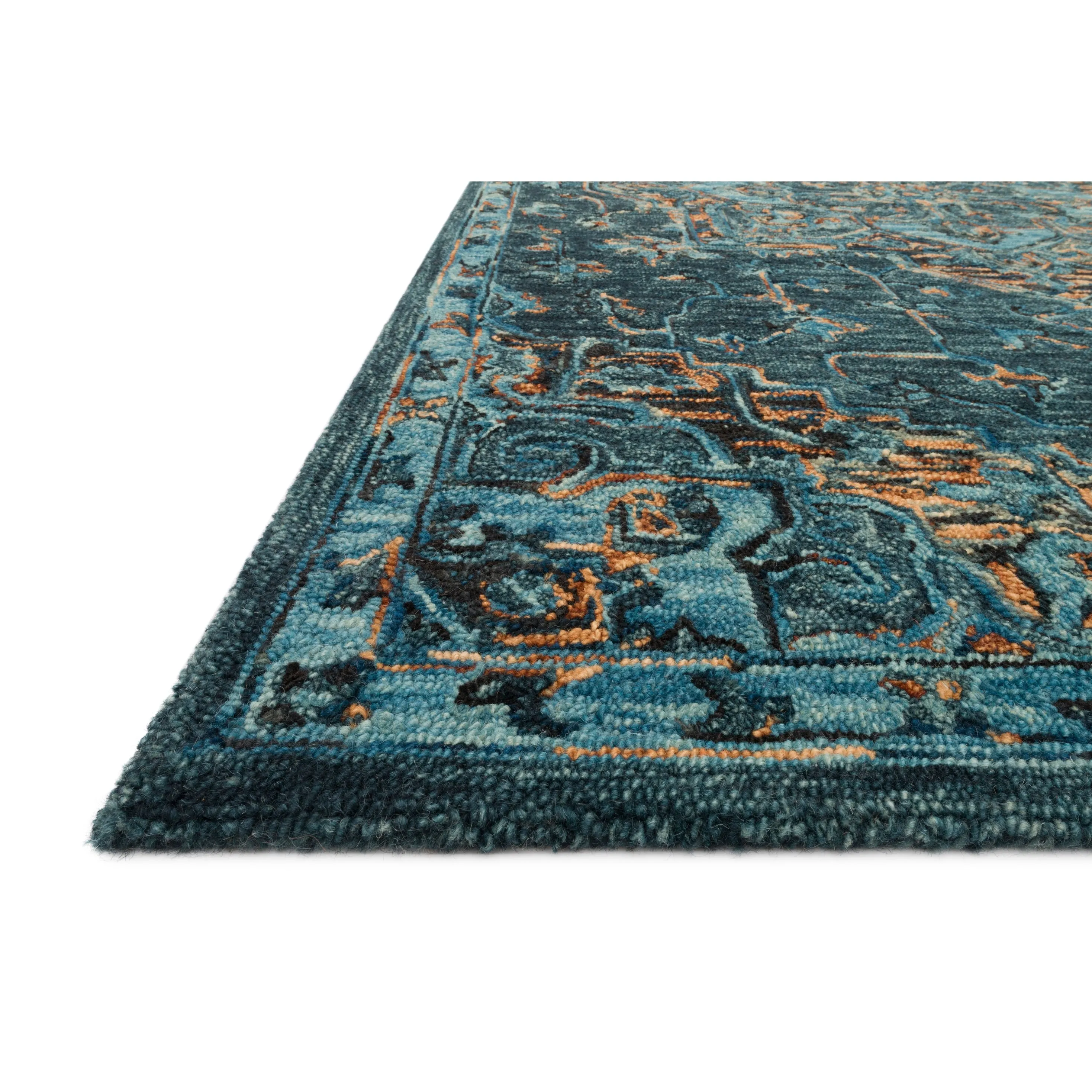 Alexander Home Madeline Medallion Hand-hooked Wool Star Area Rug