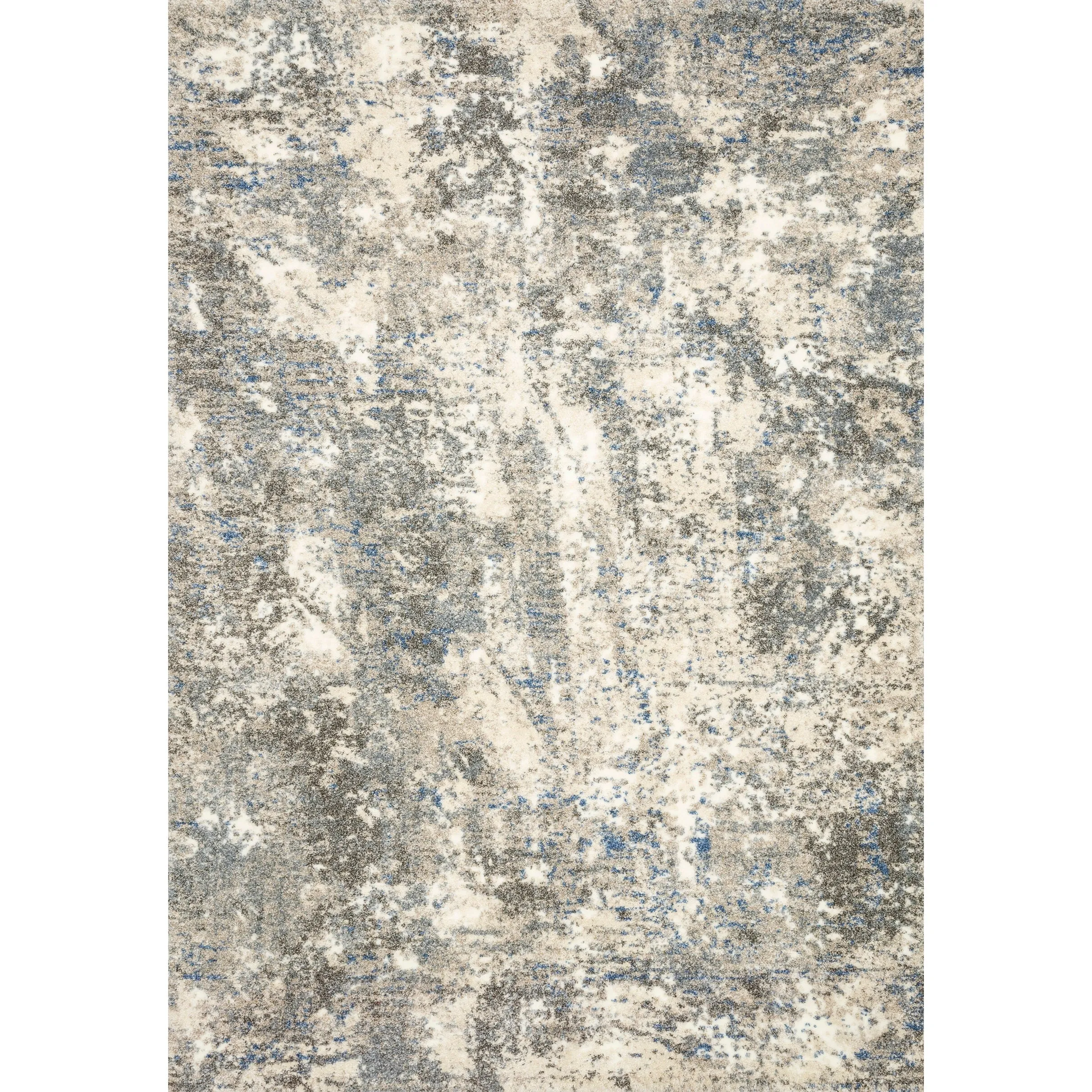 Alexander Home Mid-Century Modern Slate Abstract Area Rug