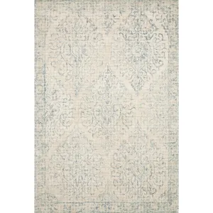 Alexander Home Nile Medallion Damask 100% Wool Hand Hooked Rug