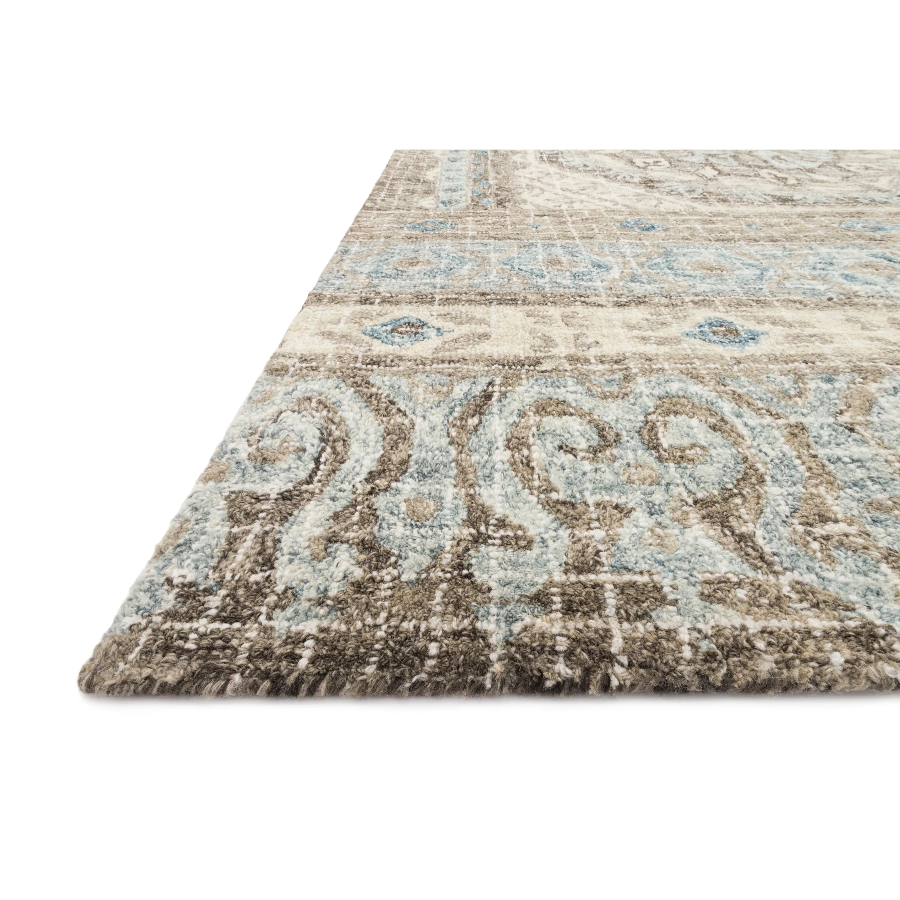 Alexander Home Nile Mosaic 100% Wool Hand Hooked Rug