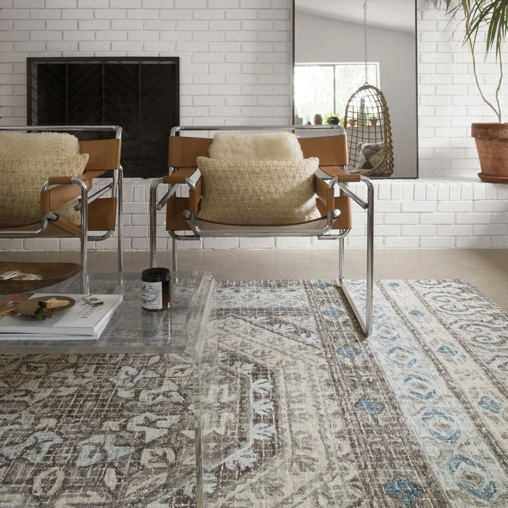 Alexander Home Nile Mosaic 100% Wool Hand Hooked Rug