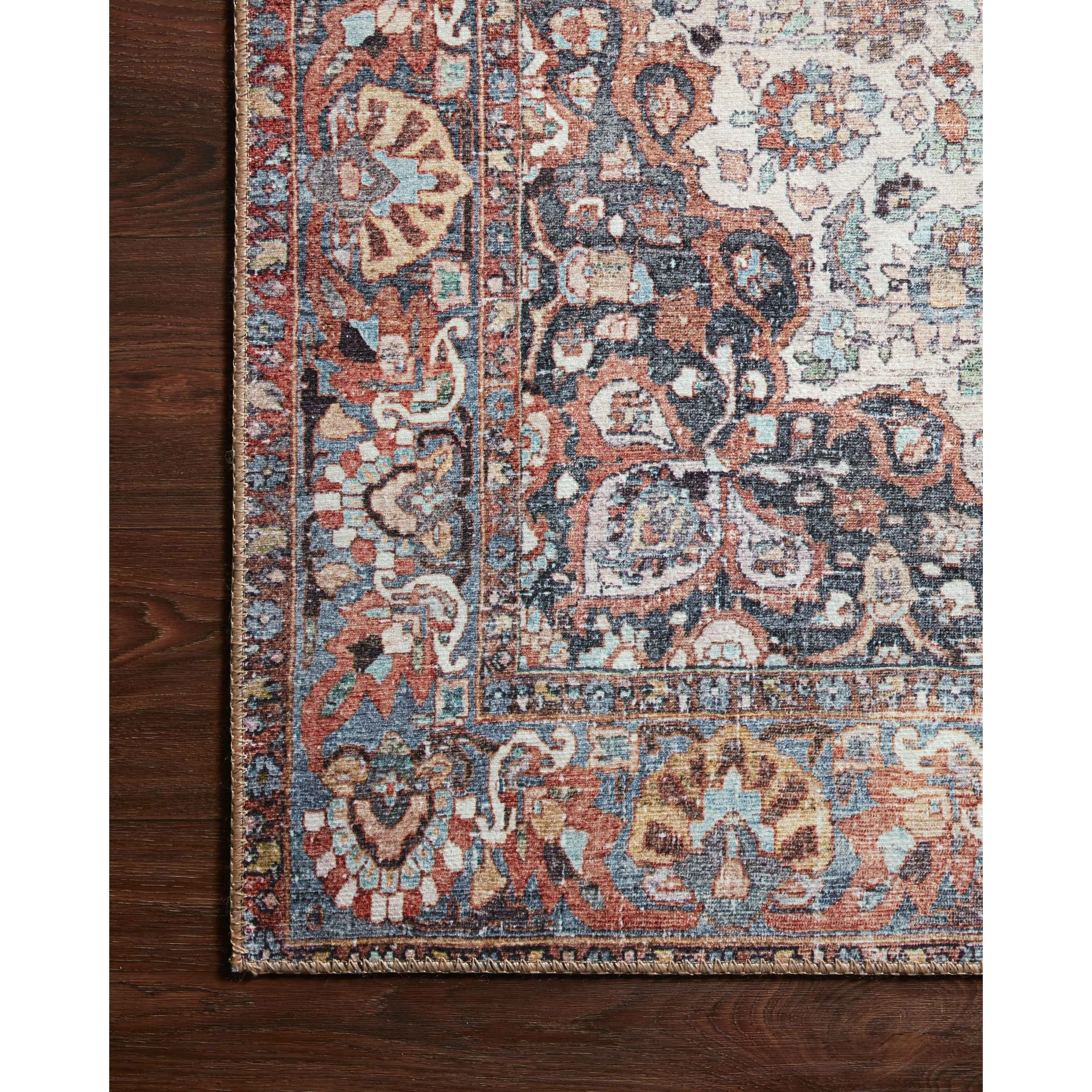 Alexander Home Sophia Printed Floral Medallion Area Rug