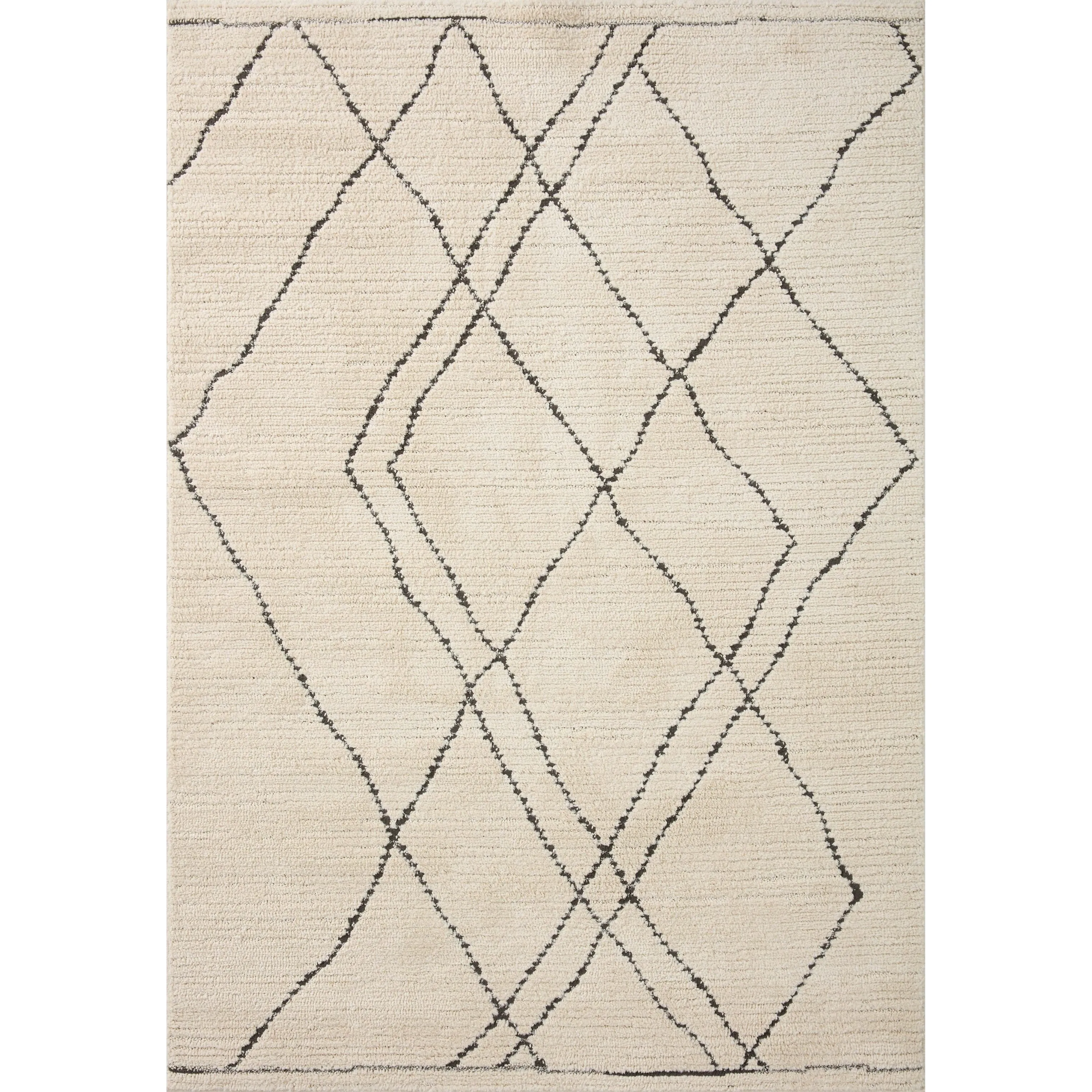 Alexander Home Vive Modern Abstract Diamond High-Low Area Rug