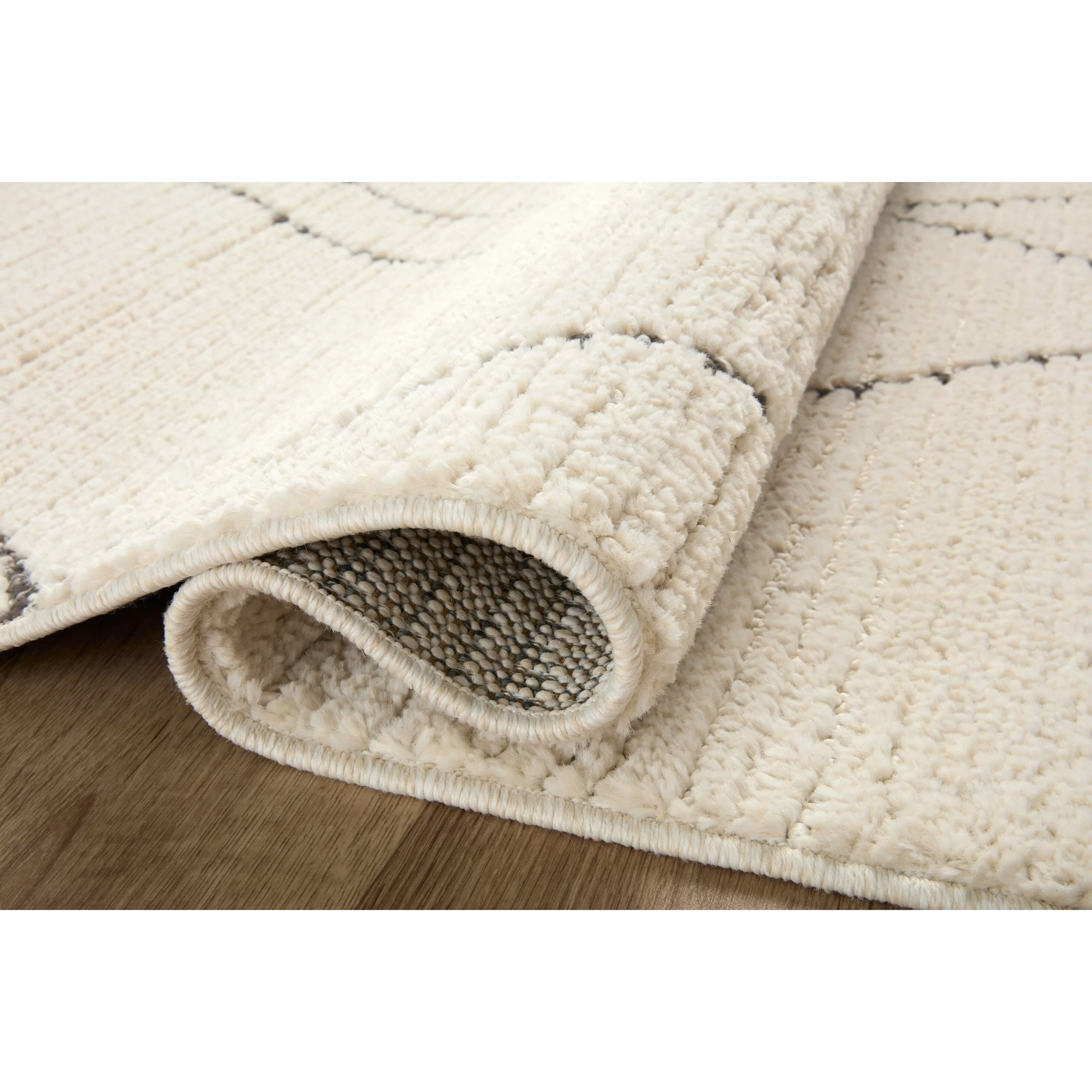 Alexander Home Vive Modern Abstract Diamond High-Low Area Rug