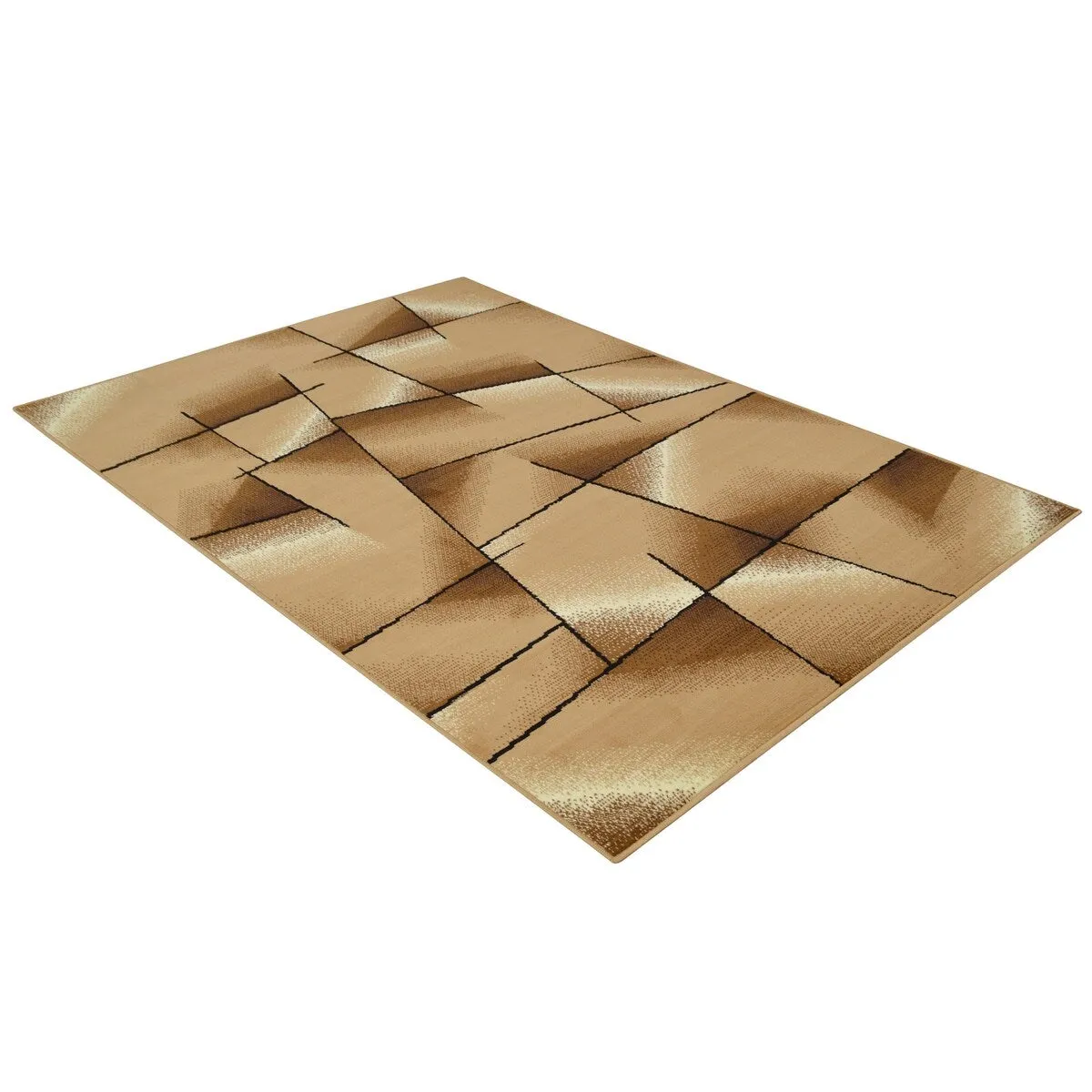 Allstar Modern Accent Rug with Intersecting Line design
