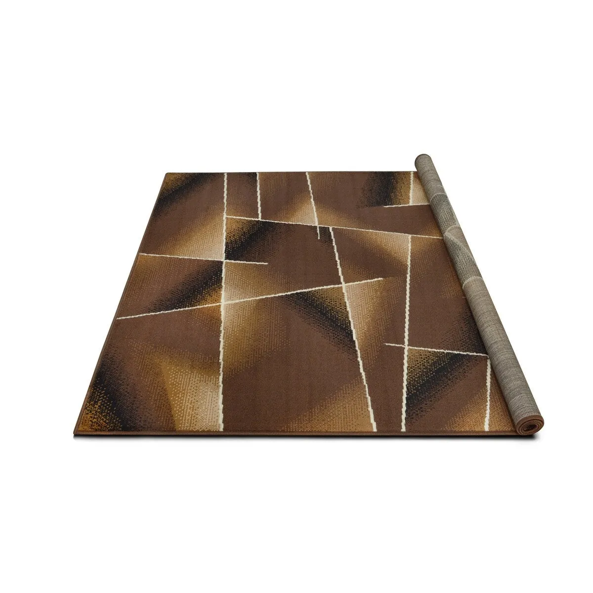 Allstar Modern Accent Rug with Intersecting Line design