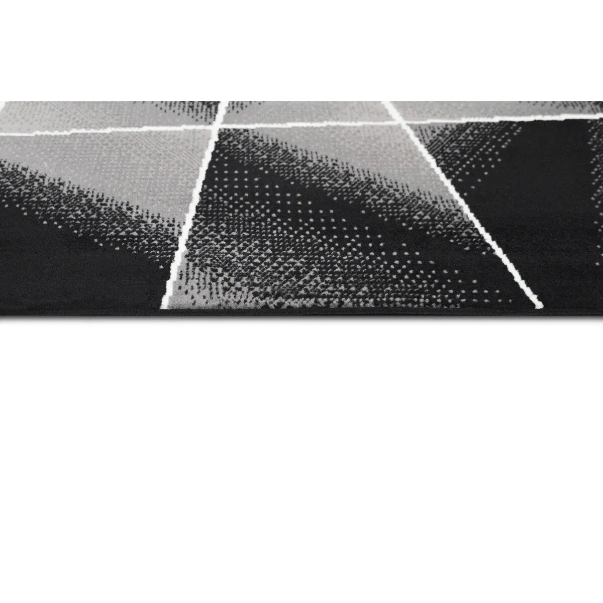 Allstar Modern Accent Rug with Intersecting Line design