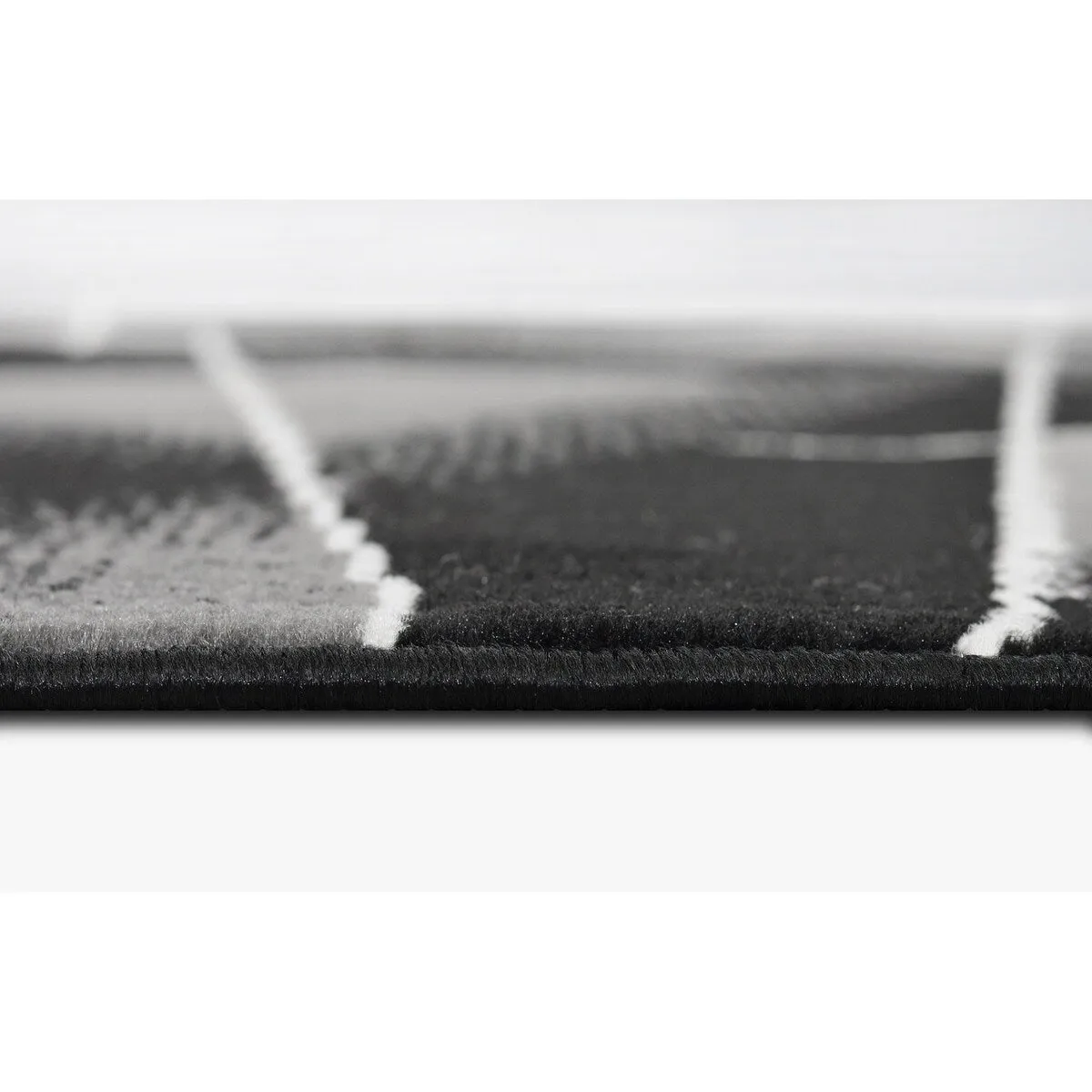 Allstar Modern Accent Rug with Intersecting Line design