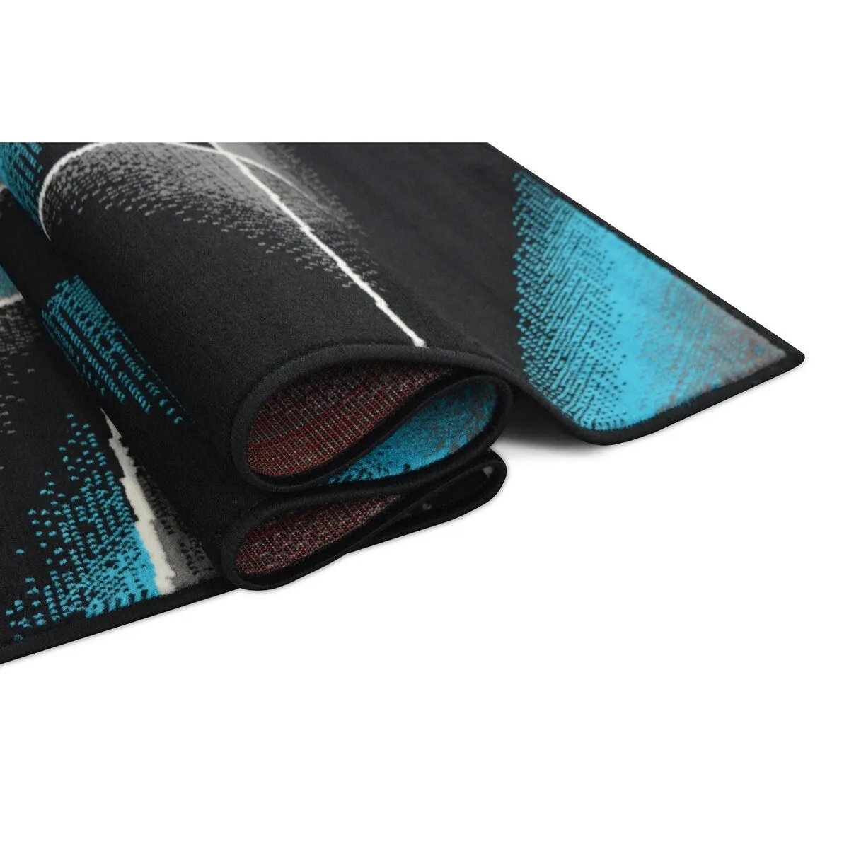 Allstar Modern Accent Rug with Intersecting Line design